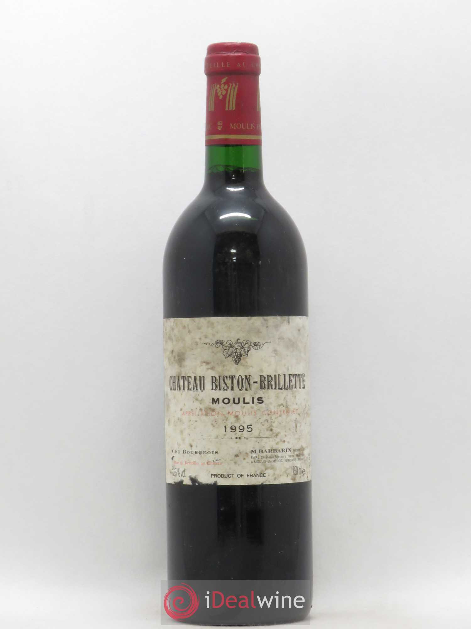 Château Biston Brillette 1995 - Lot de 1 bouteille - 0