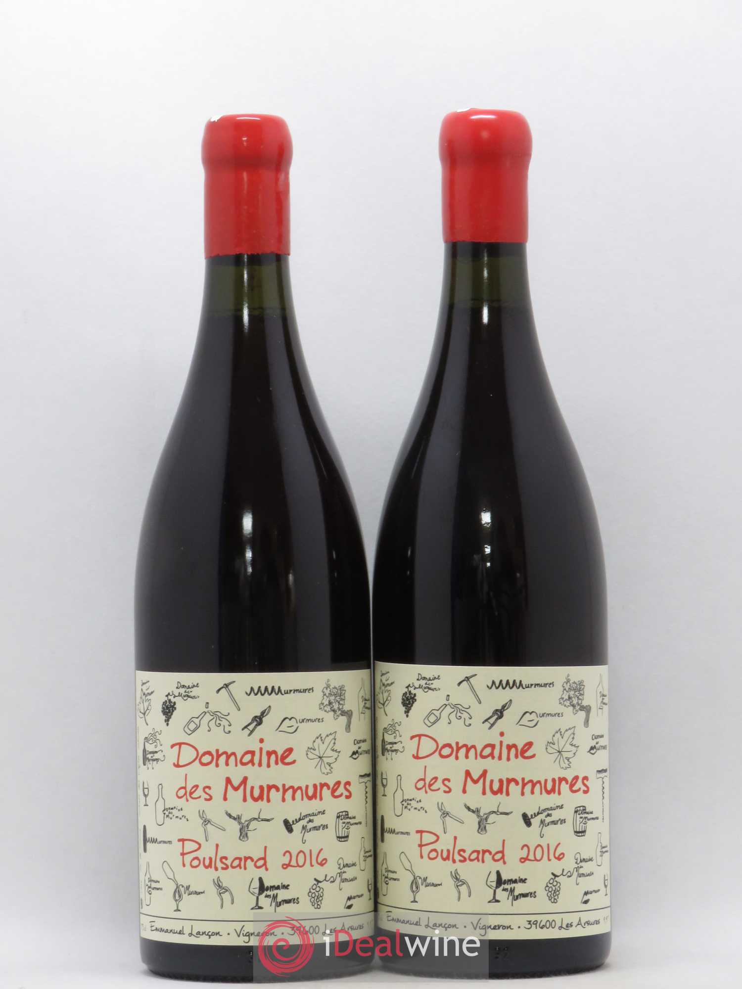 Vin de France Poulsard Murmures (Domaine des) - Emmanuel Lançon 2016 - Lot de 2 bouteilles - 0