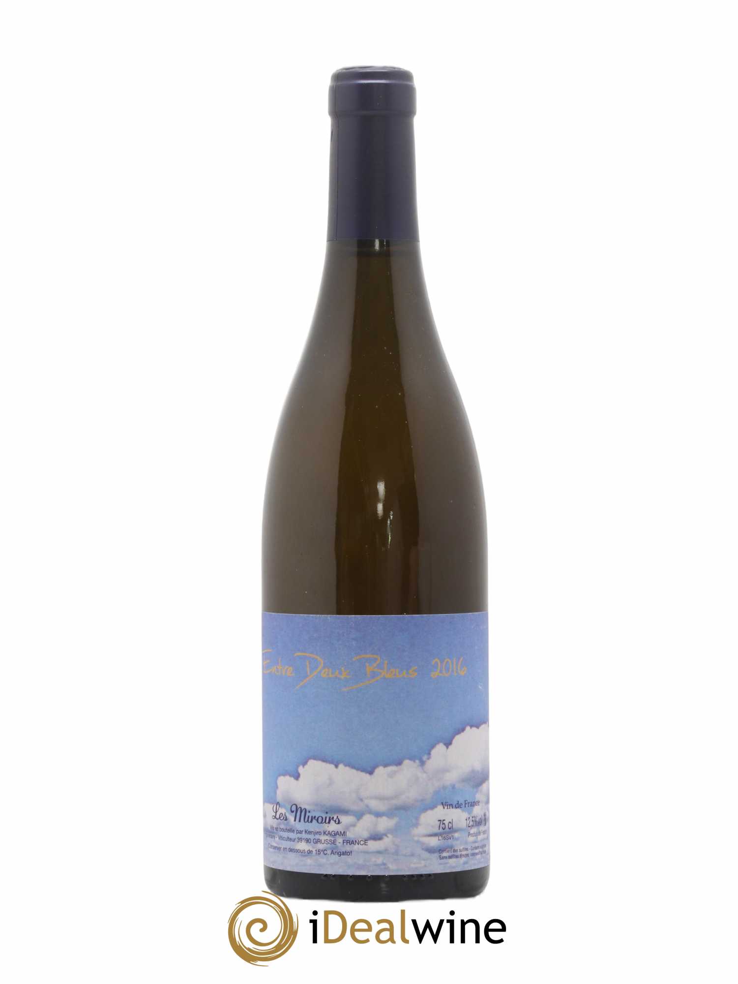 Vin de France Entre Deux Bleus Les saugettes Kenjiro Kagami - Domaine des Miroirs 2016 - Lot de 1 bouteille - 0