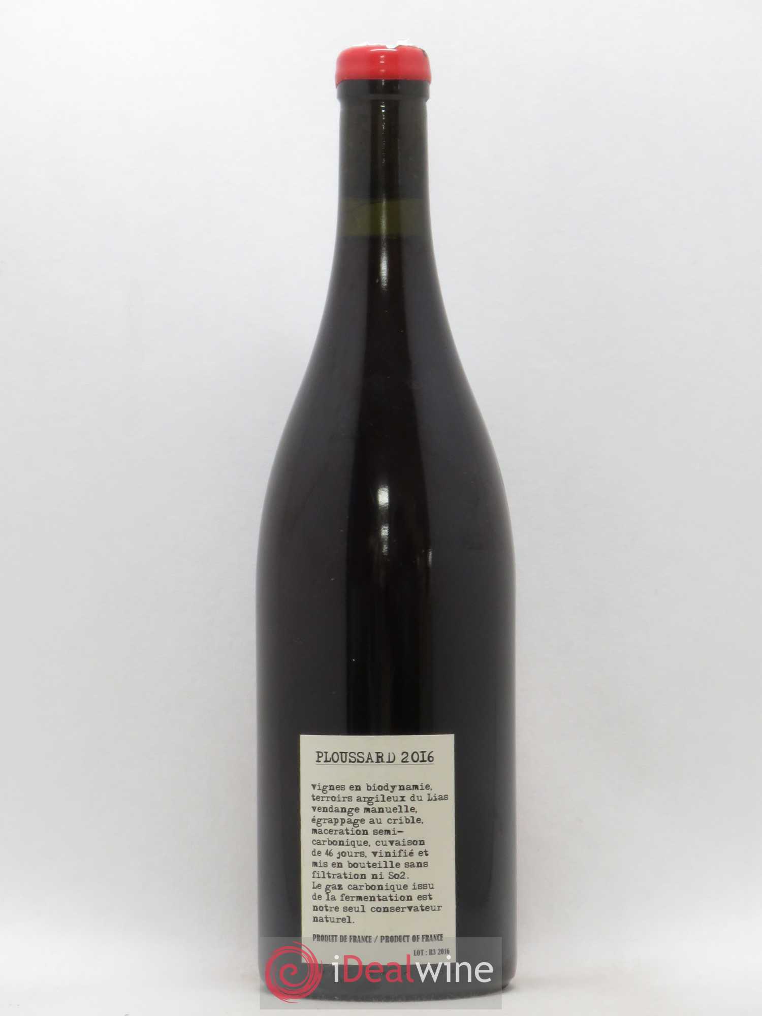 Arbois Ploussard Adeline Houillon & Renaud Bruyère 2016 - Lot de 1 bouteille - 1