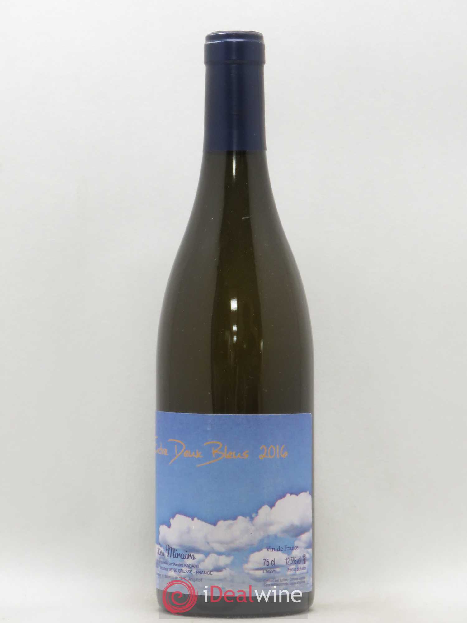 Vin de France Entre Deux Bleus Les saugettes Kenjiro Kagami - Domaine des Miroirs 2016 - Lot de 1 bouteille - 0