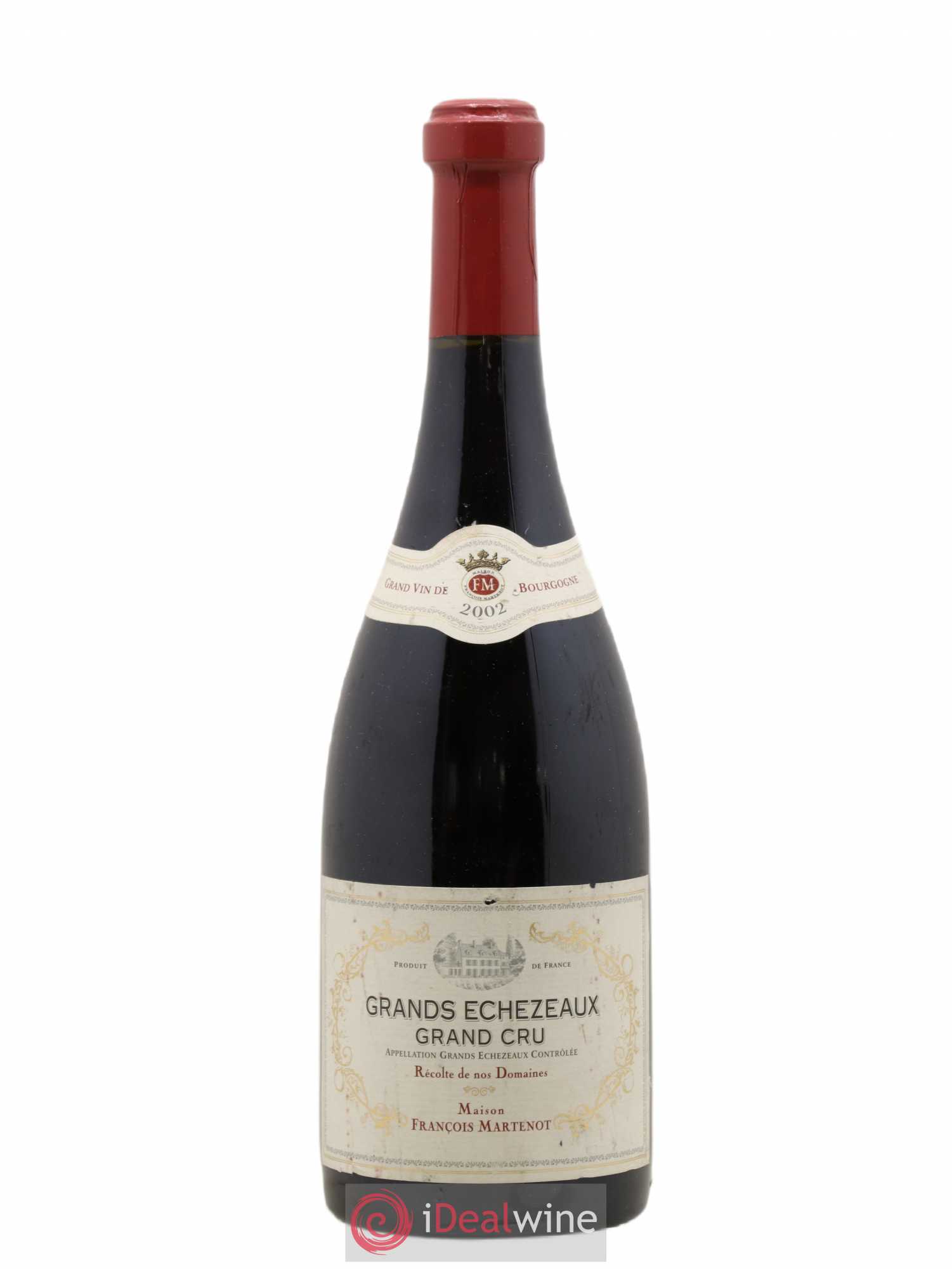 Grands-Echezeaux Grand Cru Maison François Martenot (sans prix de réserve) 2002 - Posten von 1 Flasche - 0
