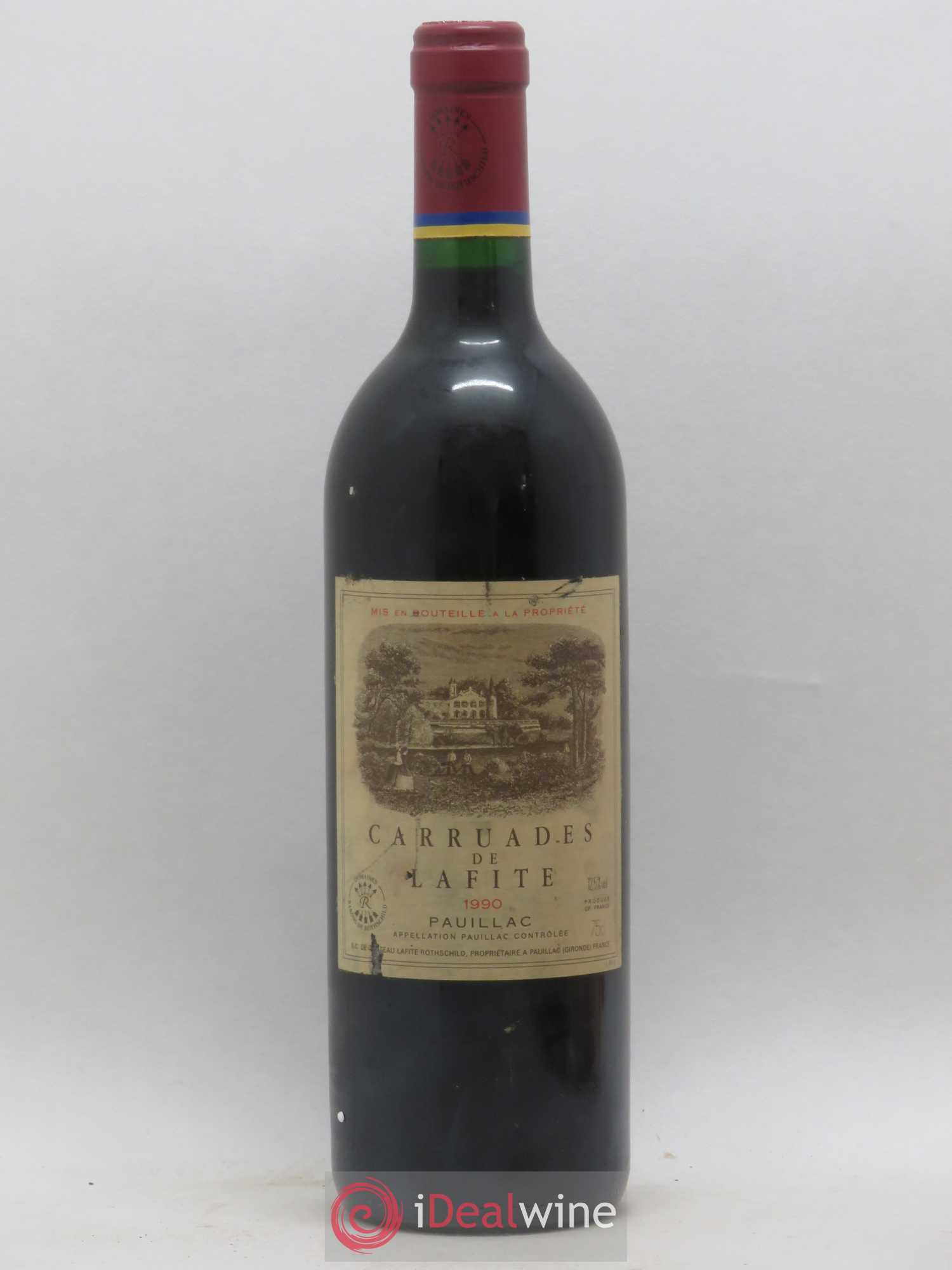 Carruades de Lafite Rothschild Second Vin 1990 - Lot de 1 bouteille - 0