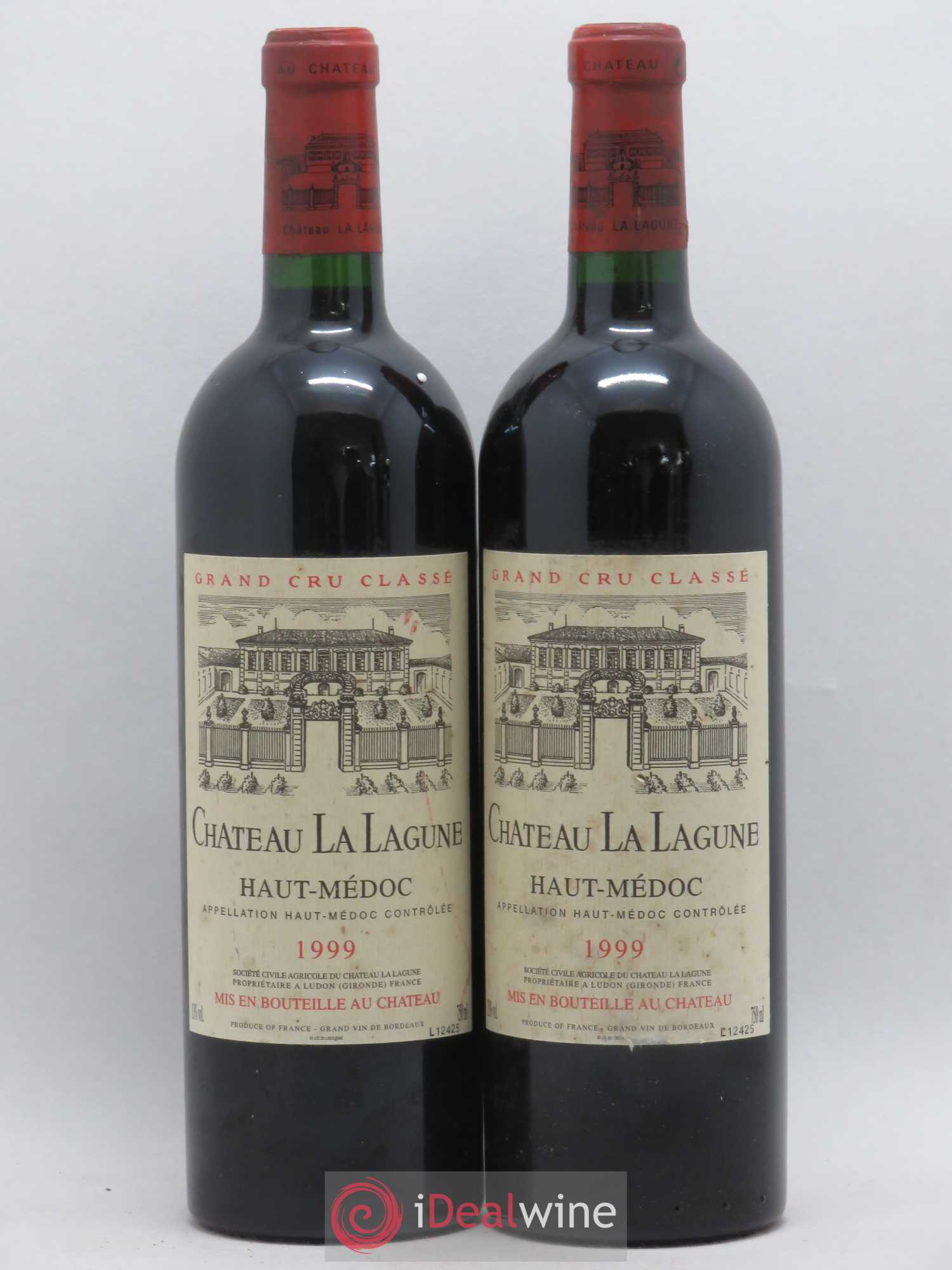 Château la Lagune 3ème Grand Cru Classé 1999 - Lot de 2 bouteilles - 0