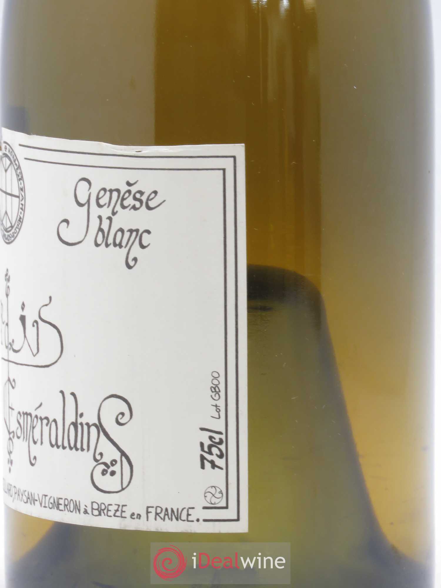 Vin de France Génèse Xavier Caillard - Les Jardins Esmeraldins 2000 - Lot de 1 bouteille - 1