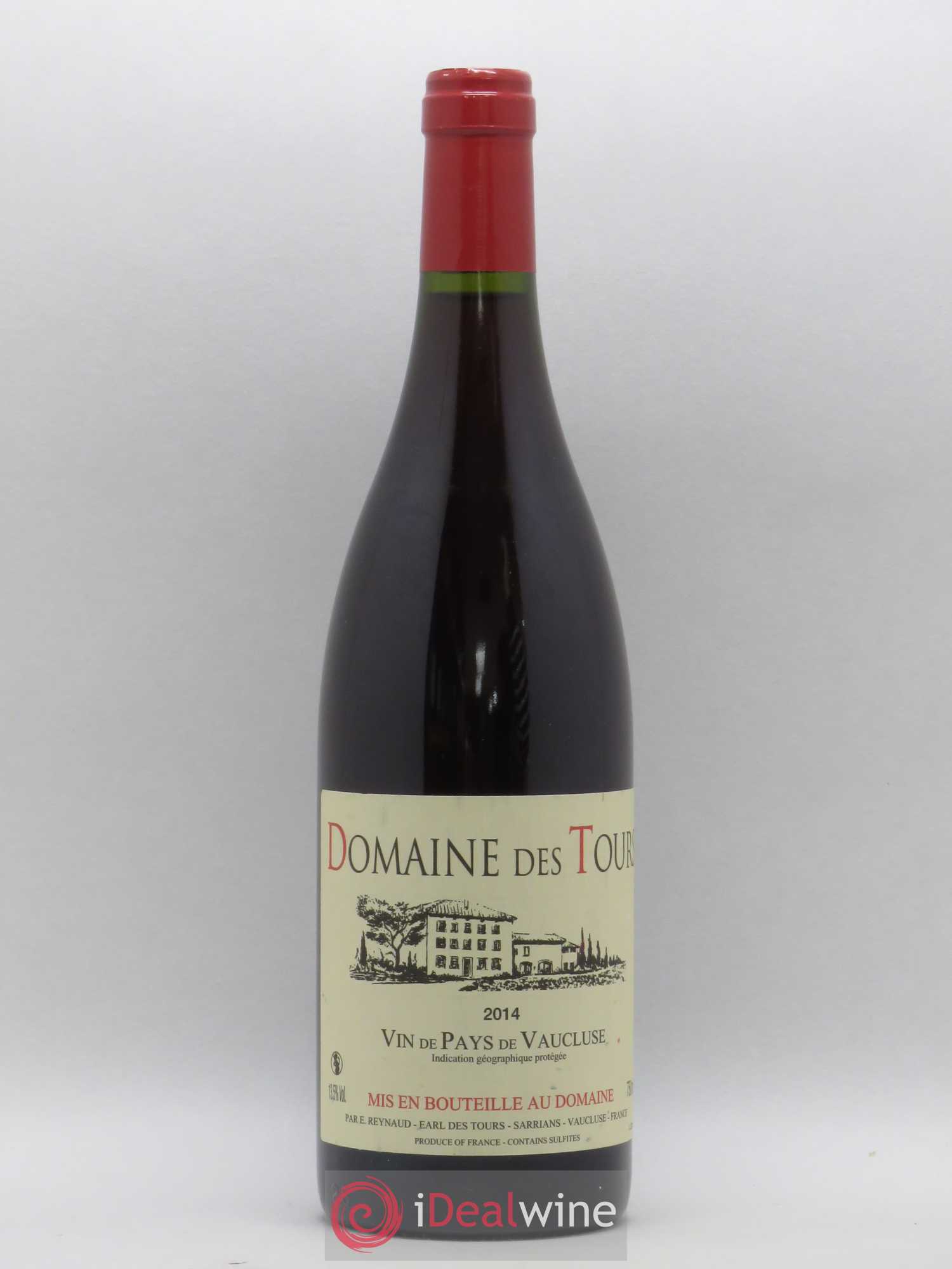 Vaucluse (Vin de Pays de Vaucluse) Domaine des Tours Emmanuel Reynaud 2014 - Lot de 1 bouteille - 0