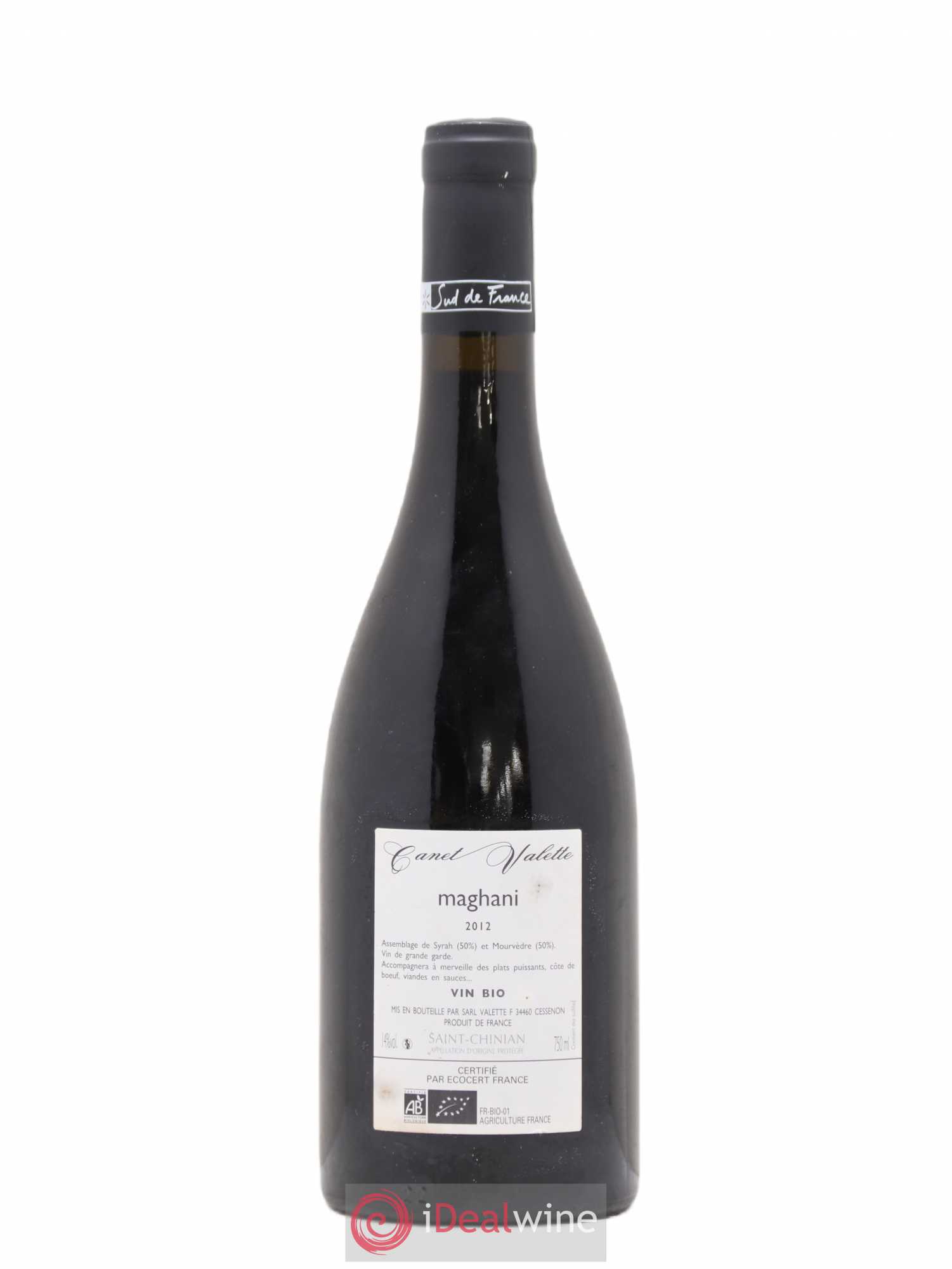 Saint-Chinian Maghani Canet-Valette (Domaine) 2012 - Lot de 1 bouteille - 1