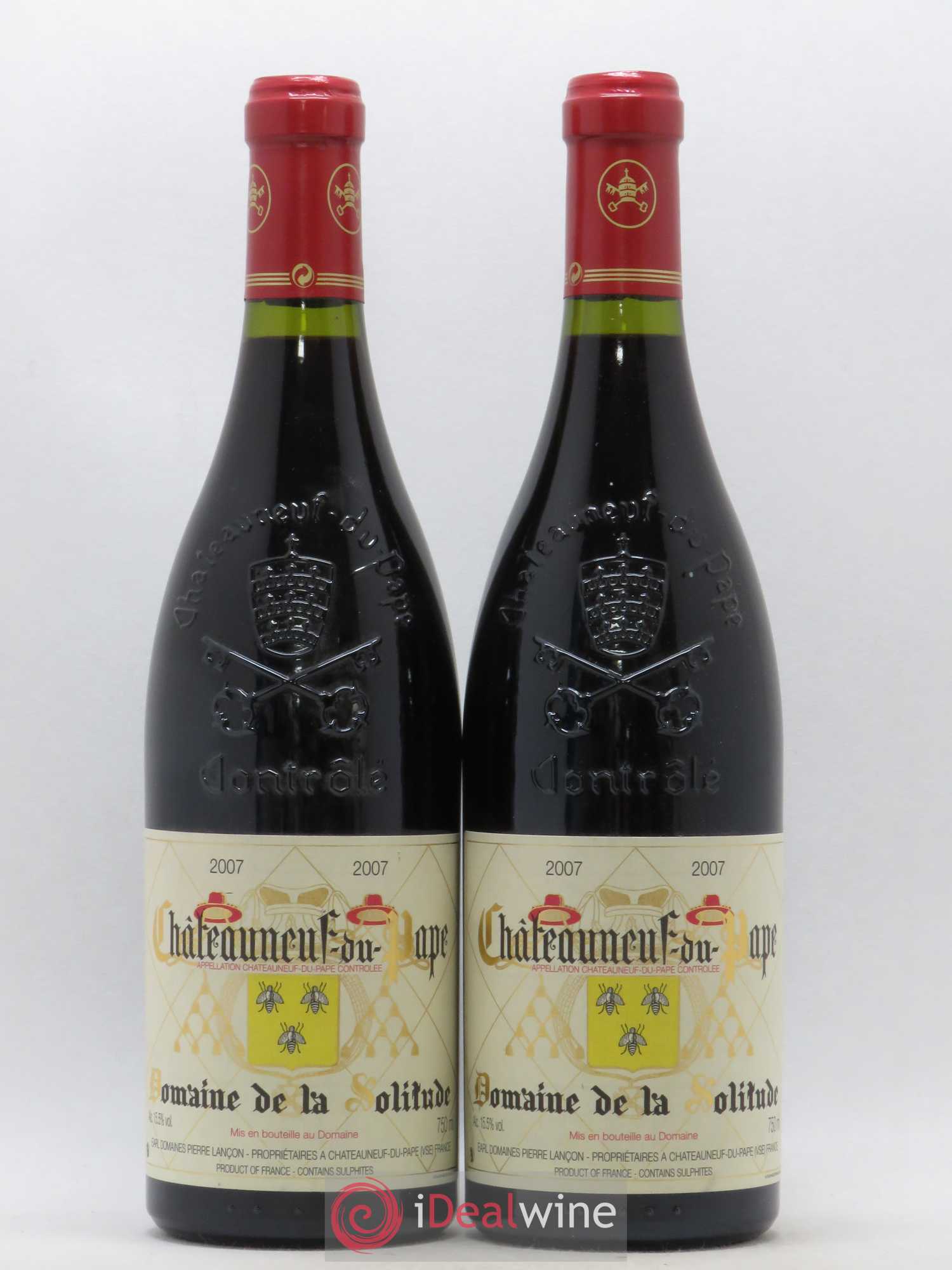 Châteauneuf-du-Pape Domaine de la Solitude 2007 - Lot de 2 bouteilles - 0
