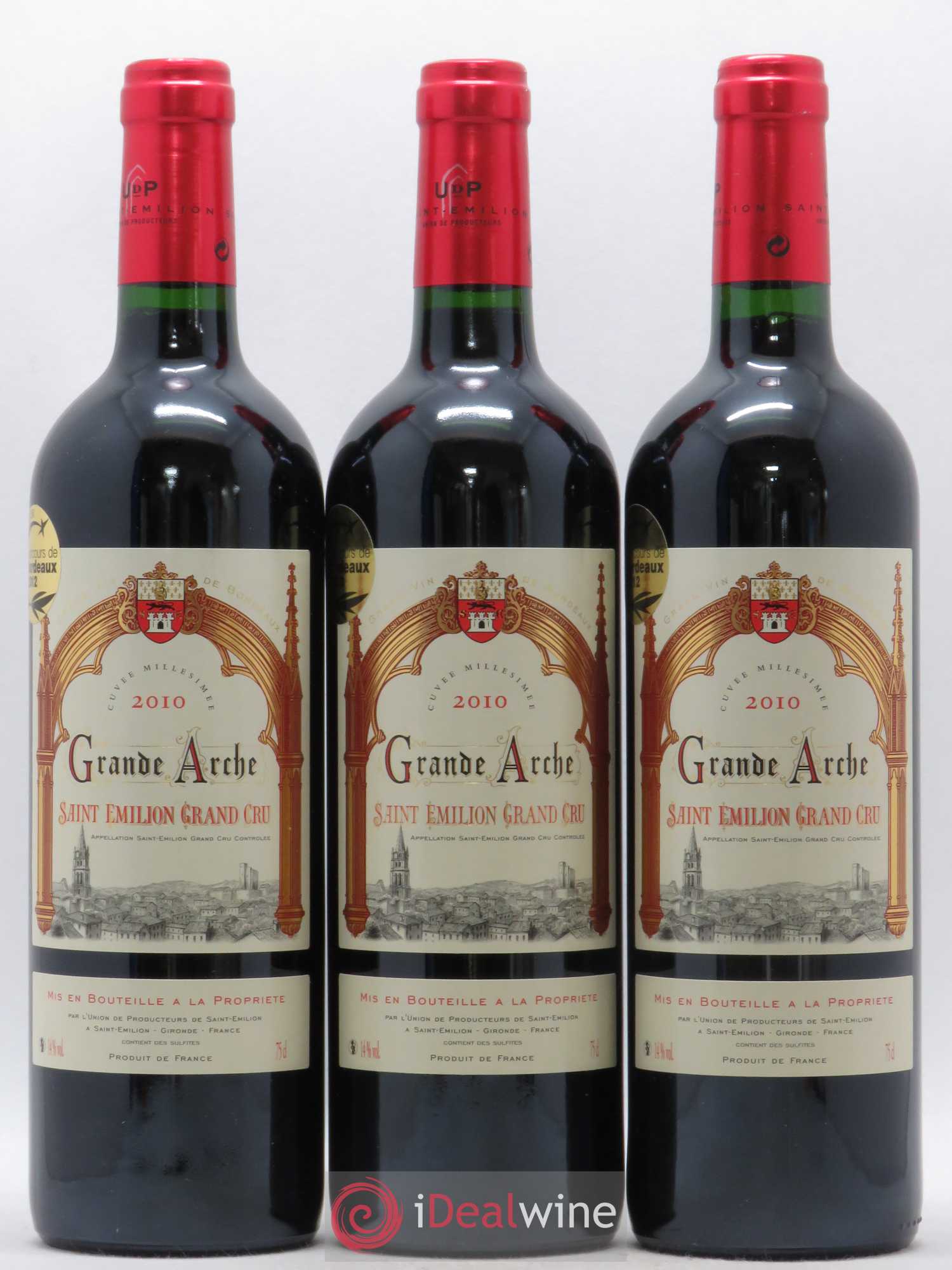 Saint-Émilion Grand Cru Château Grande Arche 2010 - Lot de 3 bouteilles - 0