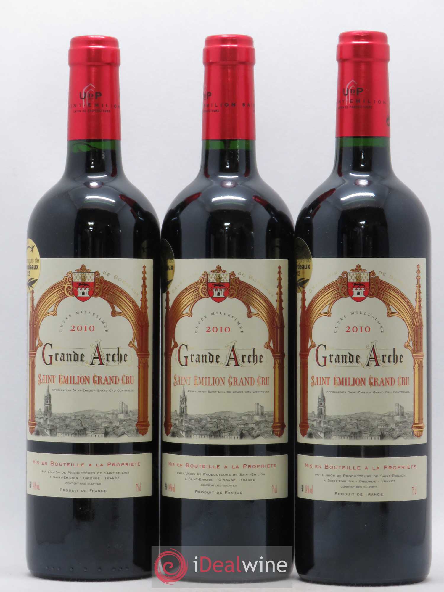 Saint-Émilion Grand Cru Château Grande Arche 2010 - Lot de 3 bouteilles - 0