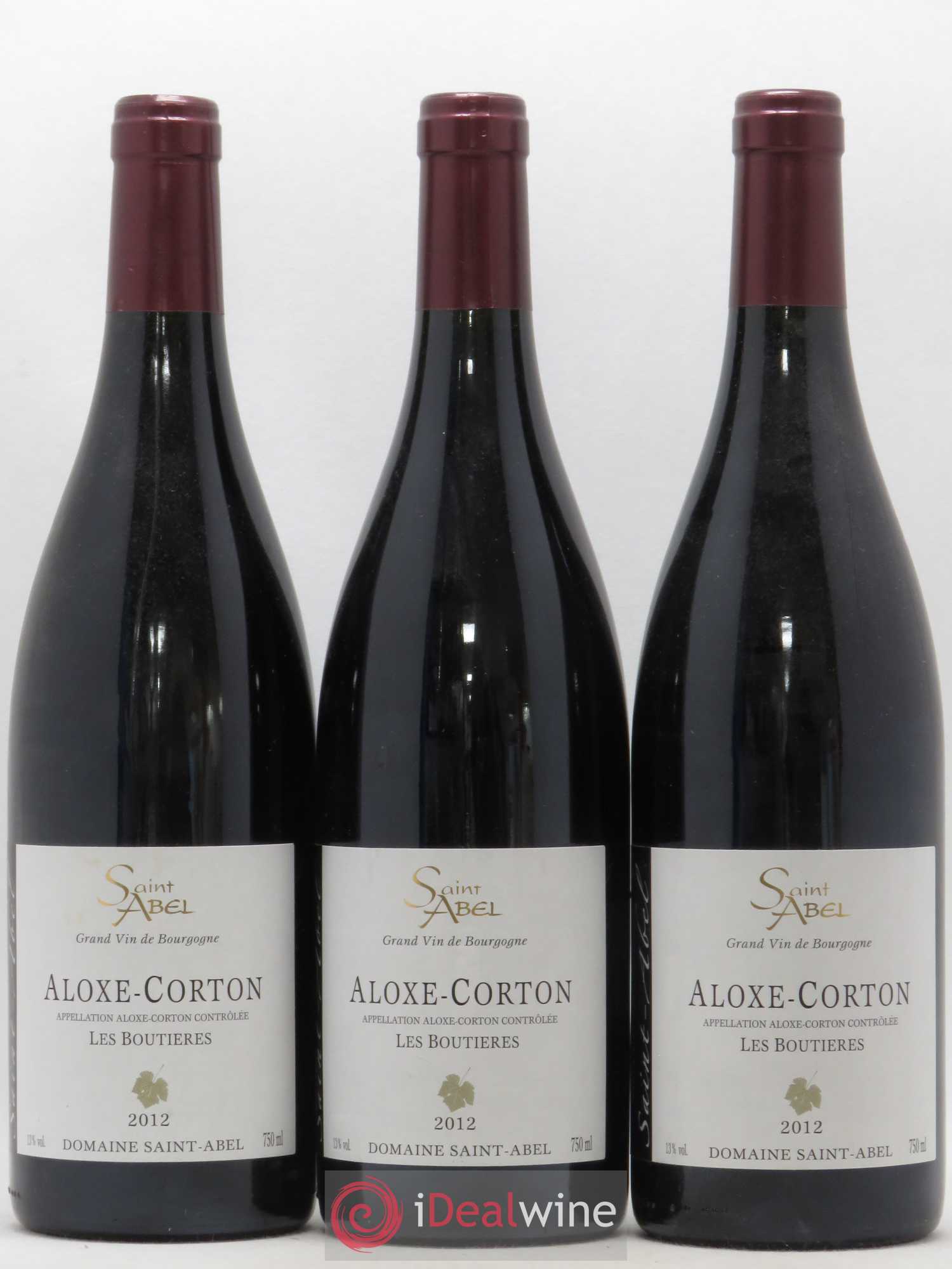 Aloxe-Corton Les Boutières Domaine Saint Abel 2012 - Posten von 3 Flaschen - 0