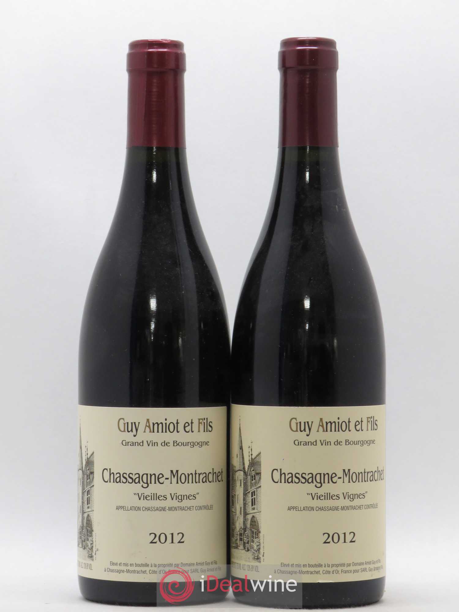 Chassagne-Montrachet Vieilles Vignes Guy Amiot & Fils 2012 - Lot de 2 bouteilles - 0