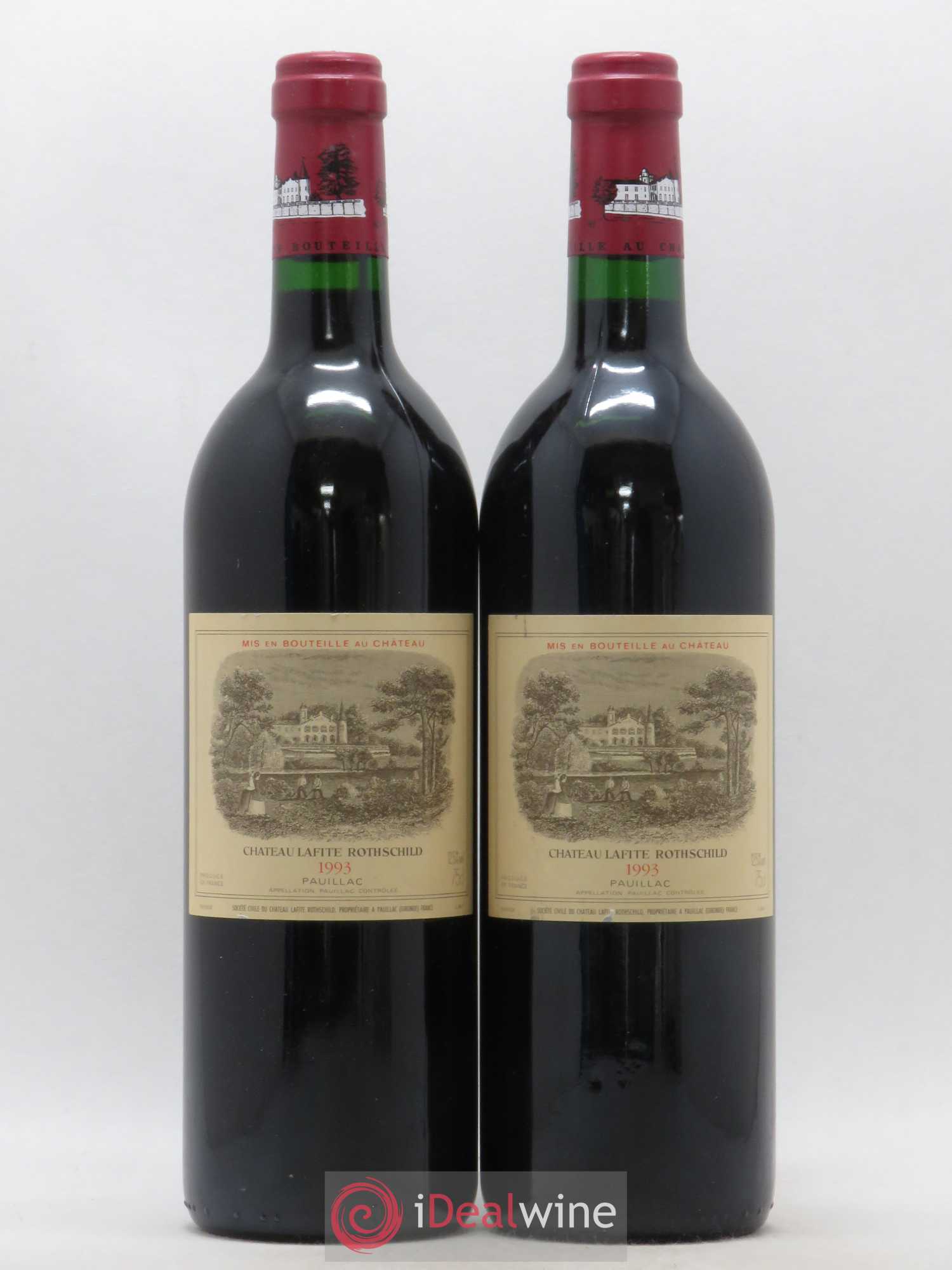 Château Lafite Rothschild 1er Grand Cru Classé 1993 - Lot de 2 bouteilles - 0
