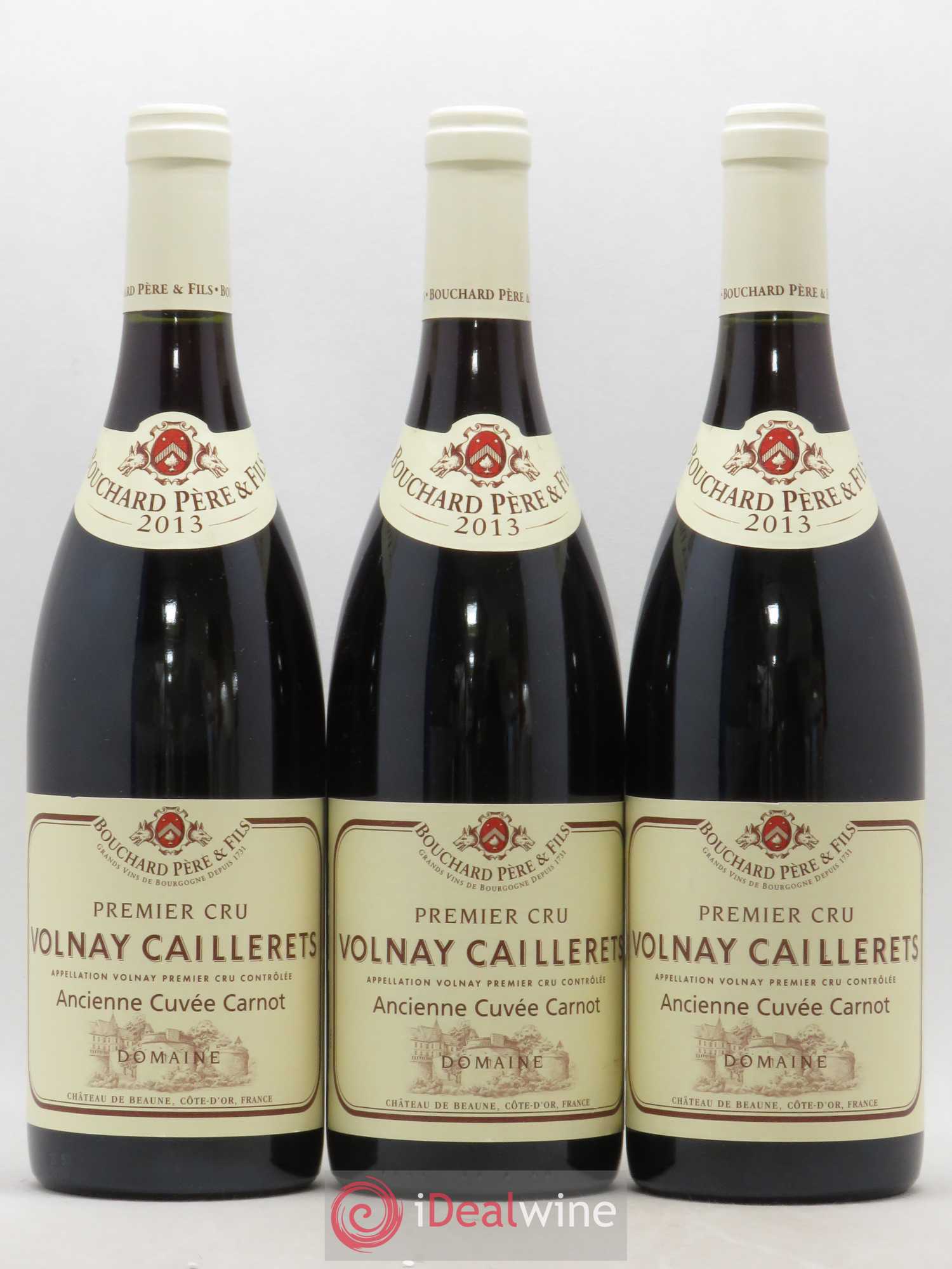 Volnay 1er Cru Caillerets - Ancienne Cuvée Carnot Bouchard Père & Fils 2013 - Lot de 3 bouteilles - 0