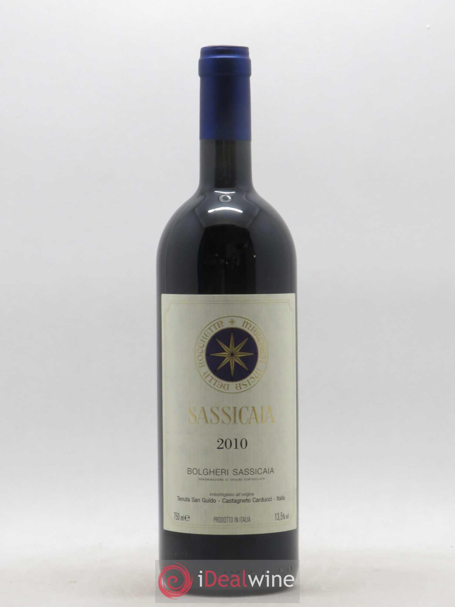 Bolgheri DOC Sassicaia Tenuta San Guido 2010 - Lot de 1 bouteille - 0