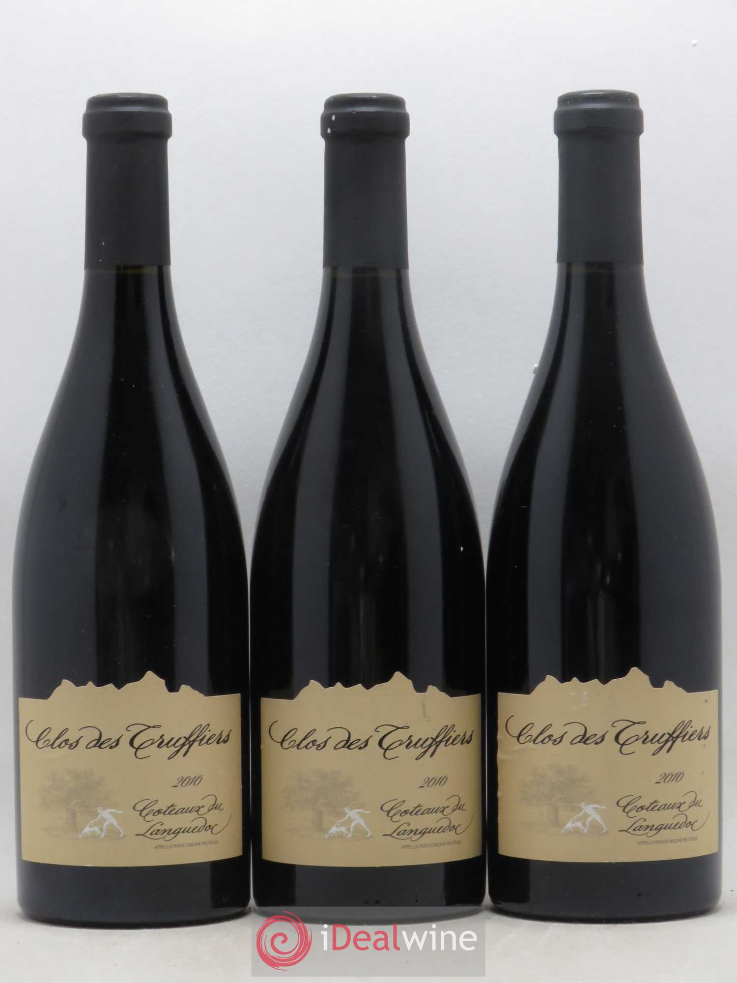 La Clape Château de La Négly Clos des Truffiers Jean Paux-Rosset 2010 - Lot de 3 bouteilles - 0