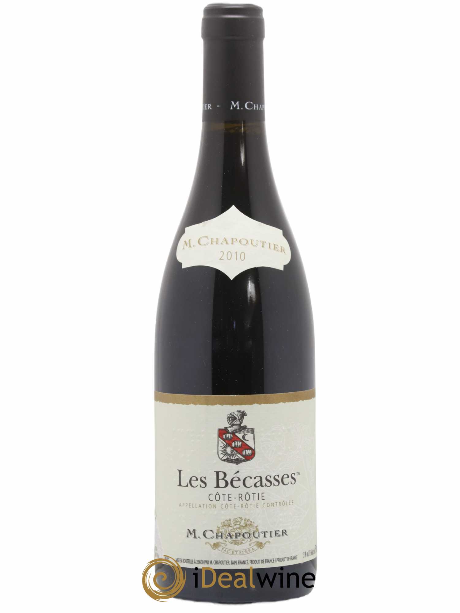 Côte-Rôtie Les Bécasses Chapoutier 2010 - Lot de 1 bouteille - 0