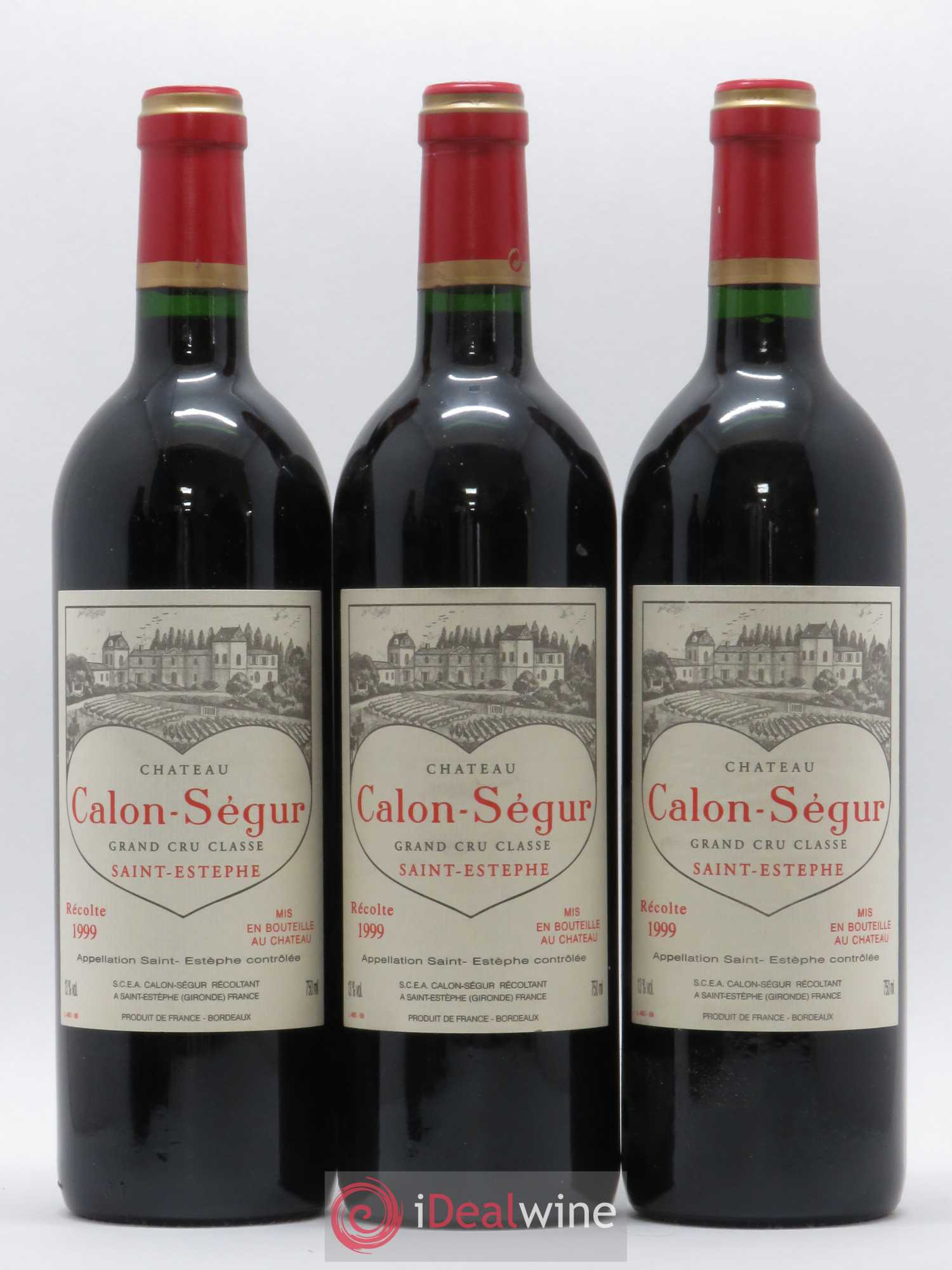 Château Calon Ségur 3ème Grand Cru Classé 1999 - Lot de 6 bouteilles - 2