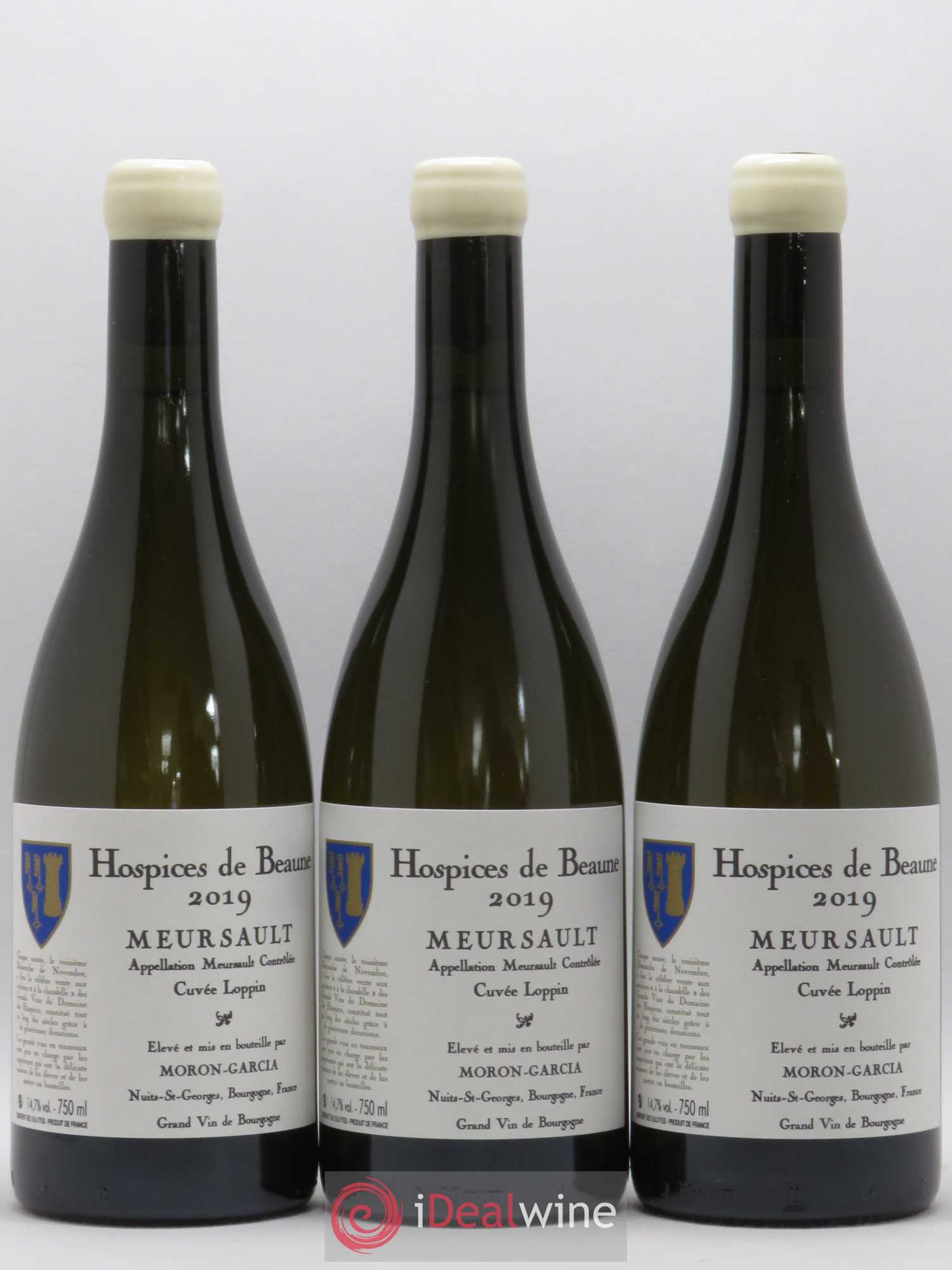 Meursault Cuvée Loppin Hospices de Beaune Domaine Moron-Garcia 2019 - Posten von 6 Flaschen - 2