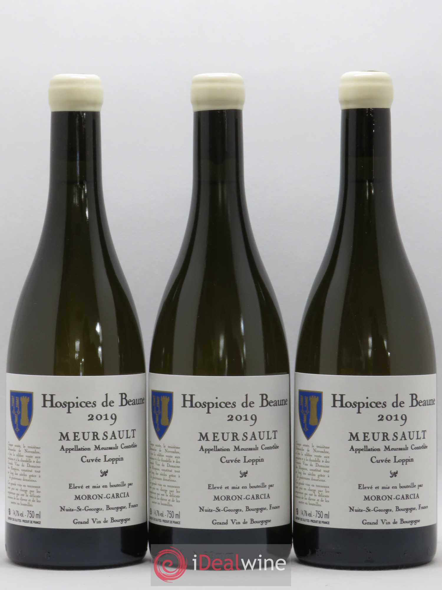 Meursault Cuvée Loppin Hospices de Beaune Domaine Moron-Garcia 2019 - Posten von 6 Flaschen - 2