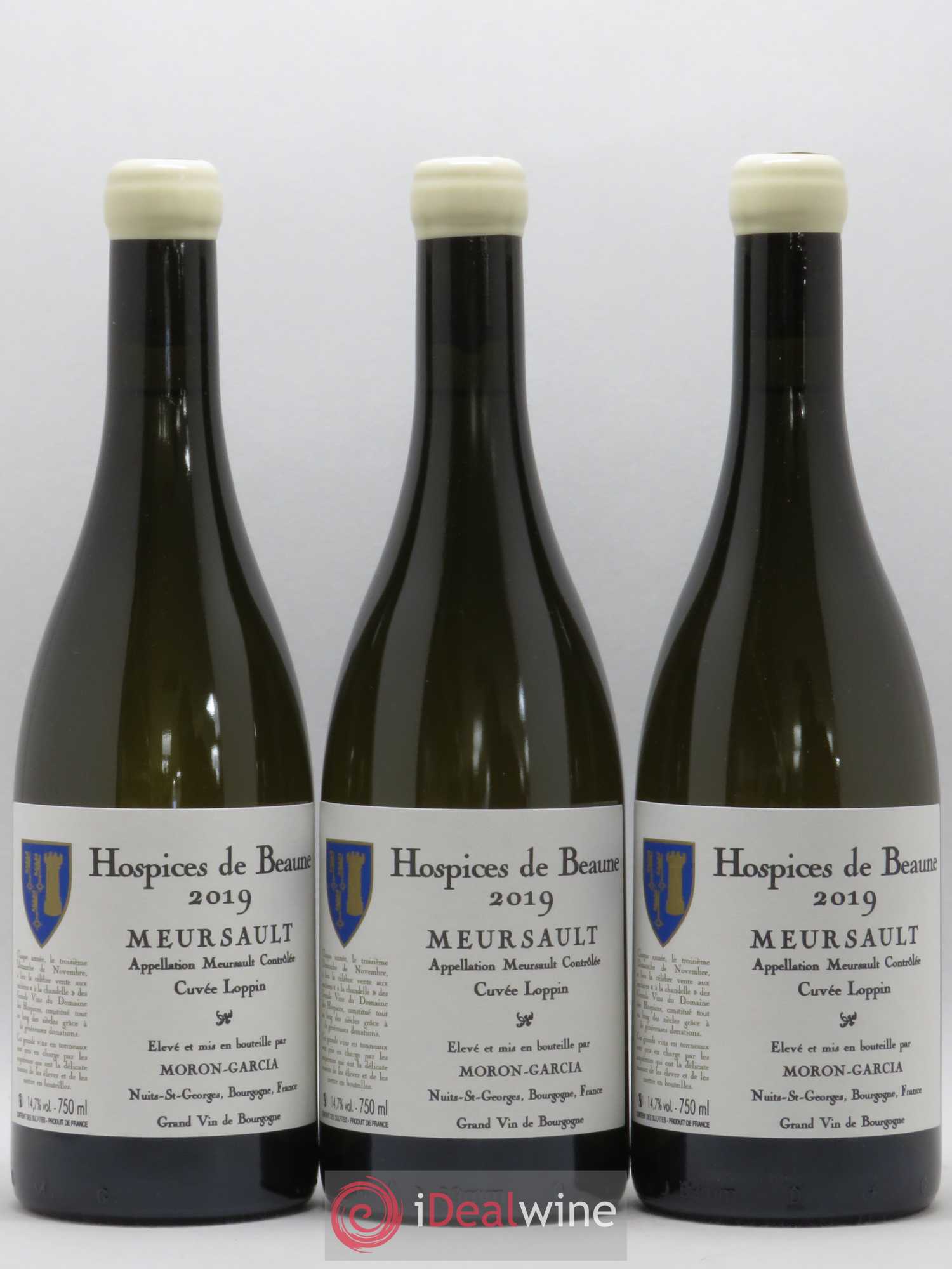Meursault Cuvée Loppin Hospices de Beaune Domaine Moron-Garcia 2019 - Posten von 6 Flaschen - 1