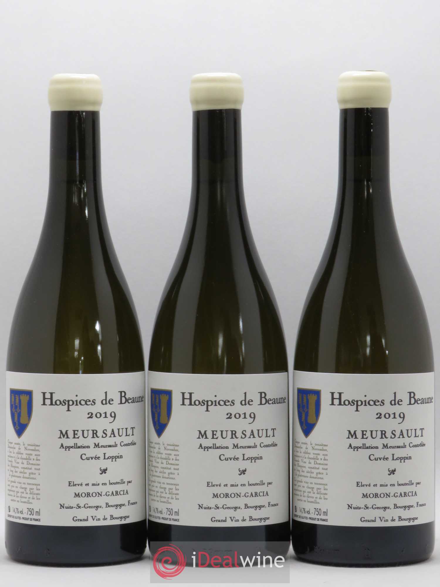 Meursault Cuvée Loppin Hospices de Beaune Domaine Moron-Garcia 2019 - Posten von 6 Flaschen - 2