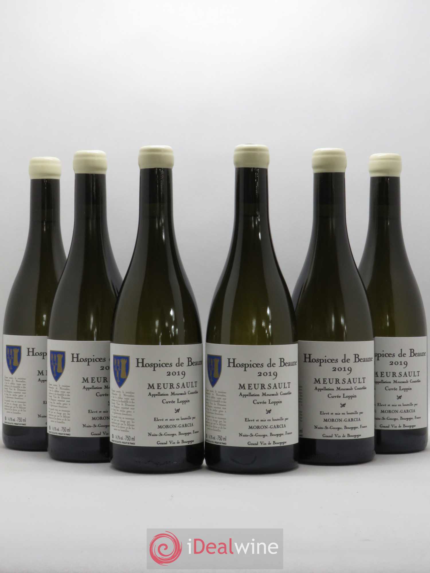 Meursault Cuvée Loppin Hospices de Beaune Domaine Moron-Garcia 2019 - Posten von 6 Flaschen - 0