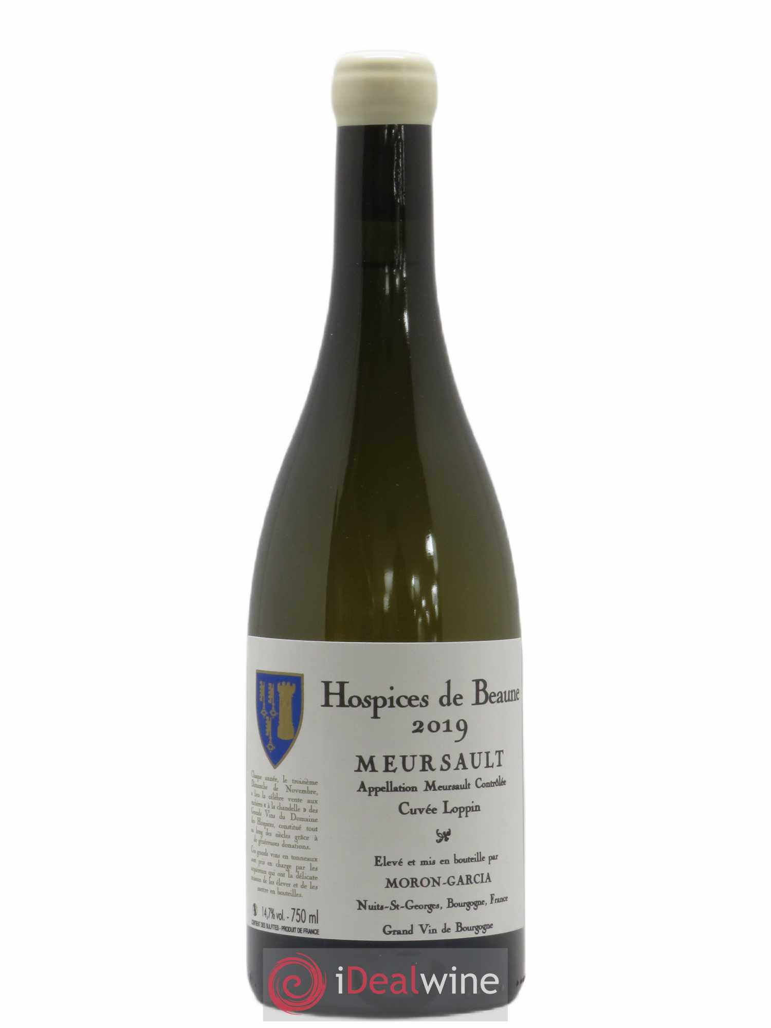 Meursault Cuvée Loppin Hospices de Beaune Domaine Moron-Garcia 2019 - Posten von 1 Flasche - 0