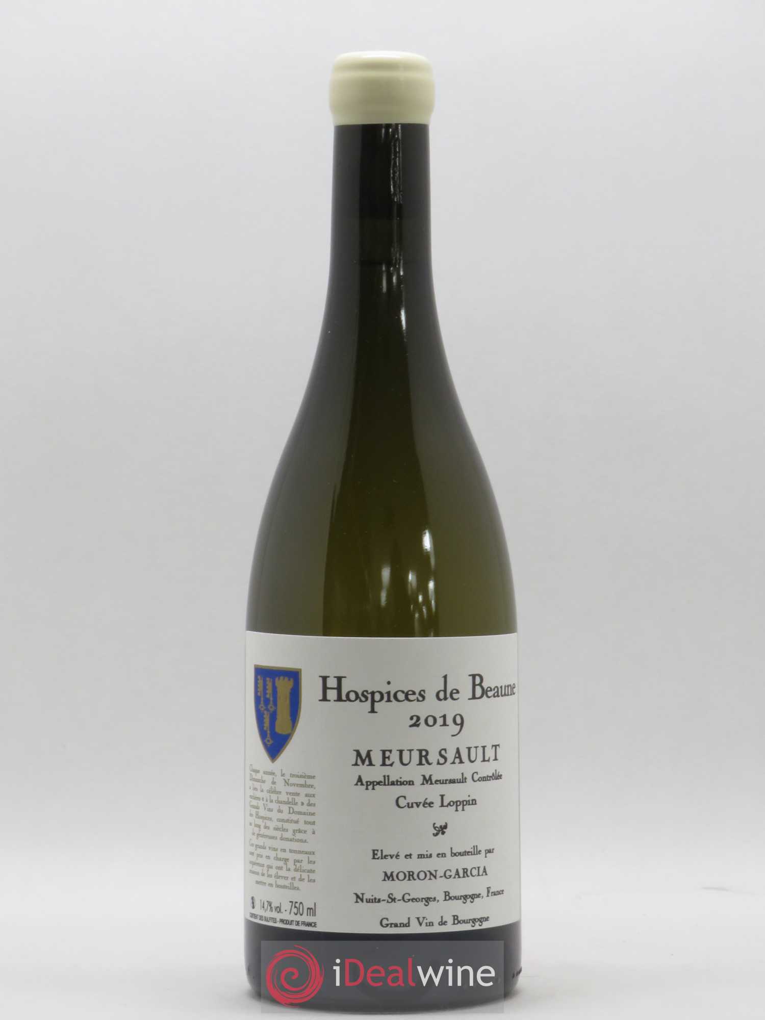 Meursault Cuvée Loppin Hospices de Beaune Domaine Moron-Garcia 2019 - Posten von 1 Flasche - 0