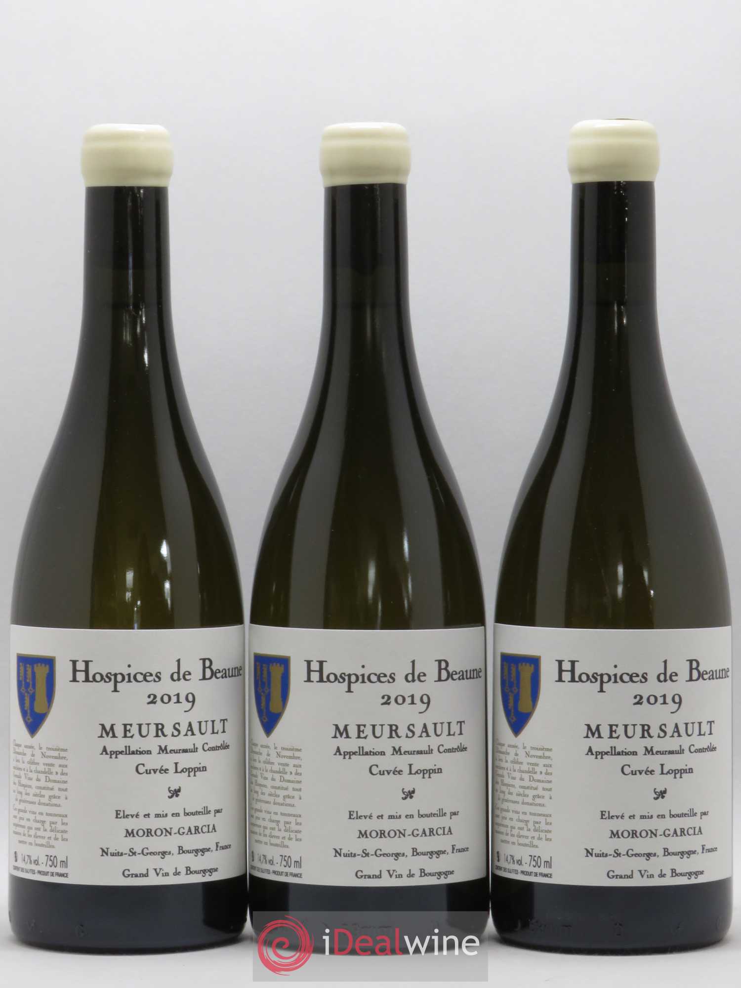 Meursault Cuvée Loppin Hospices de Beaune Domaine Moron-Garcia 2019 - Posten von 6 Flaschen - 2