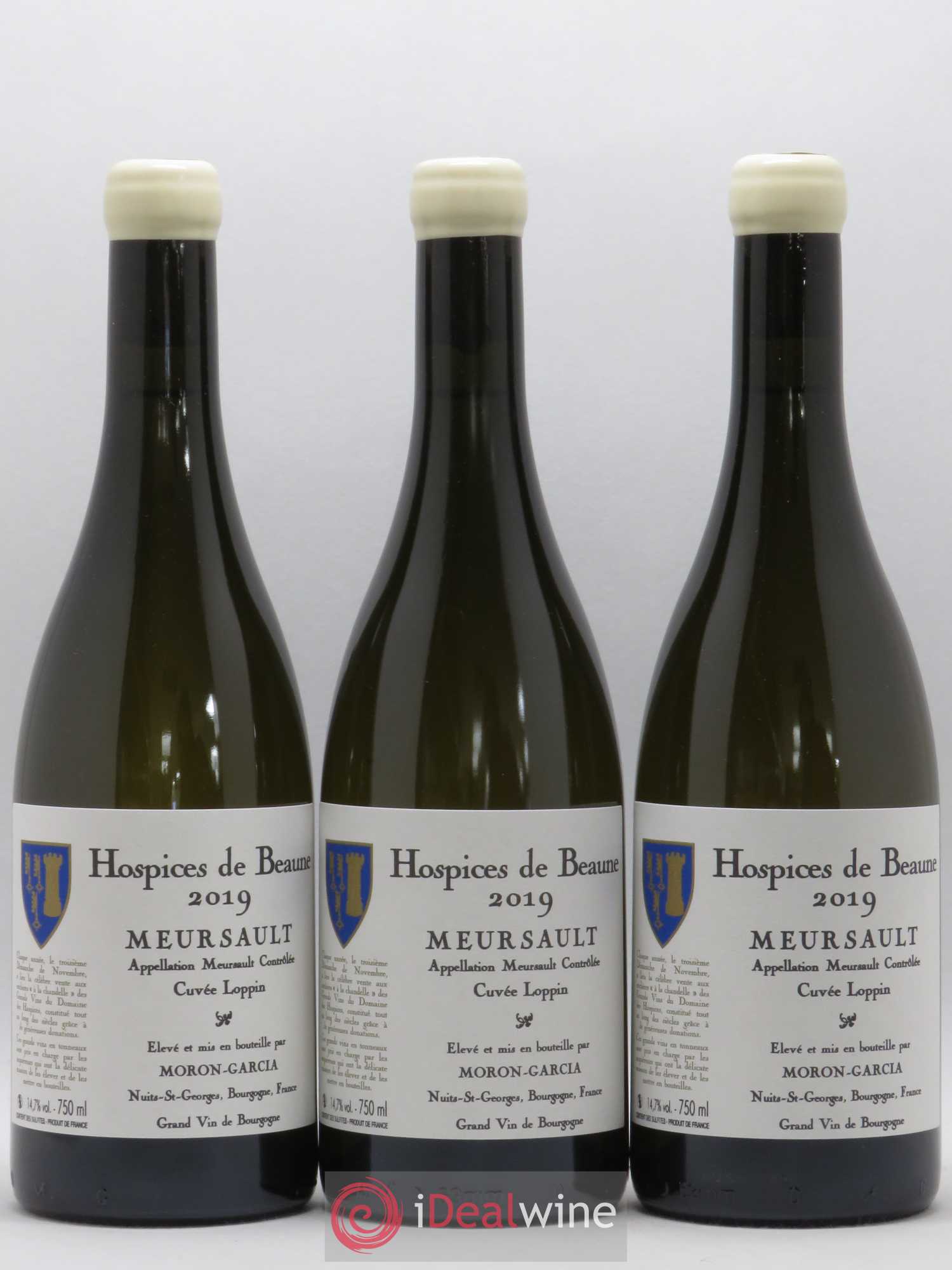 Meursault Cuvée Loppin Hospices de Beaune Domaine Moron-Garcia 2019 - Posten von 6 Flaschen - 1