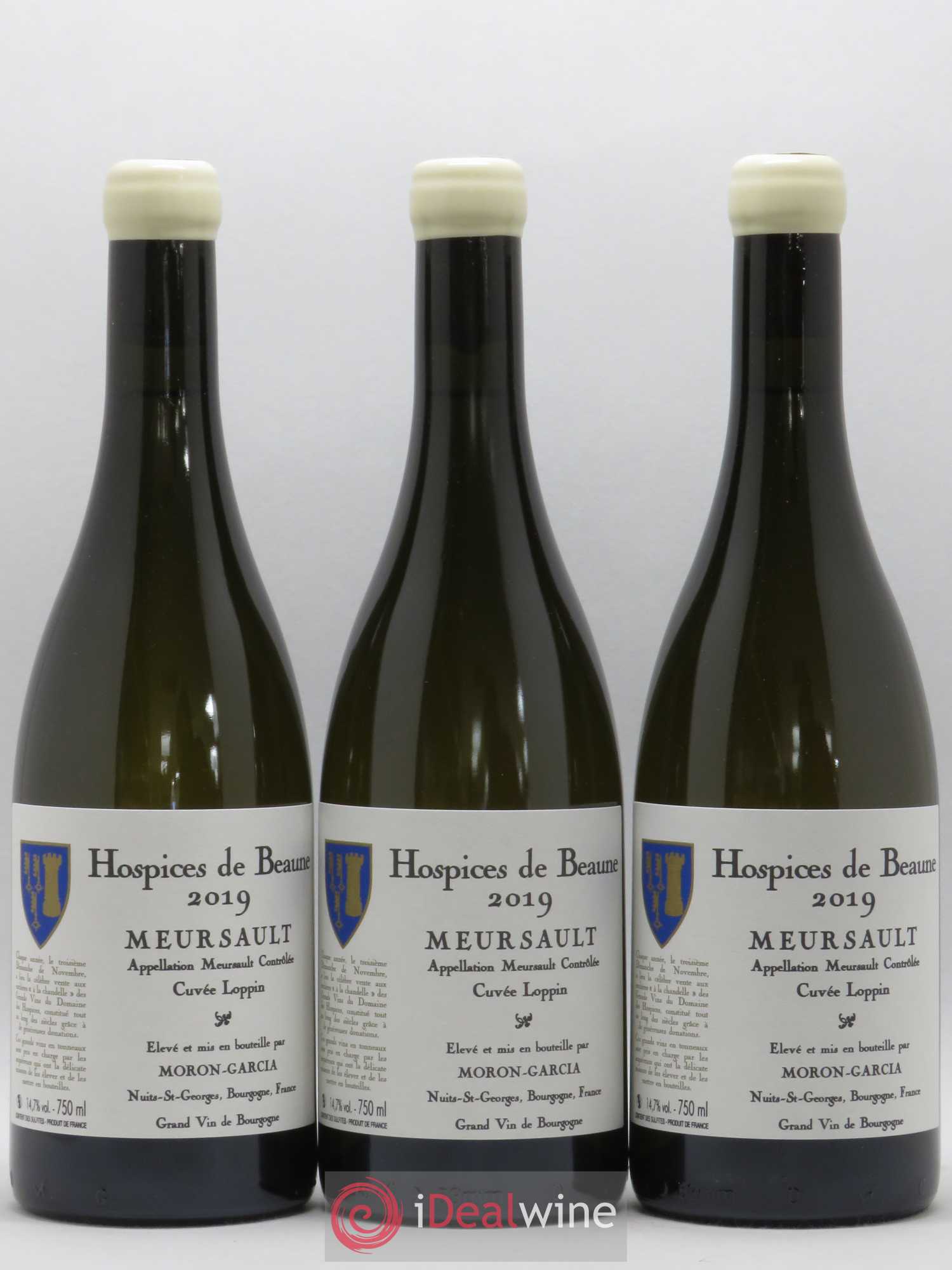 Meursault Cuvée Loppin Hospices de Beaune Domaine Moron-Garcia 2019 - Posten von 6 Flaschen - 2