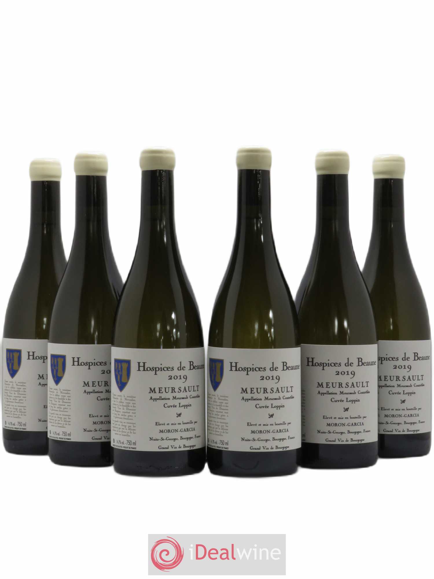 Meursault Cuvée Loppin Hospices de Beaune Domaine Moron-Garcia 2019 - Posten von 6 Flaschen - 0