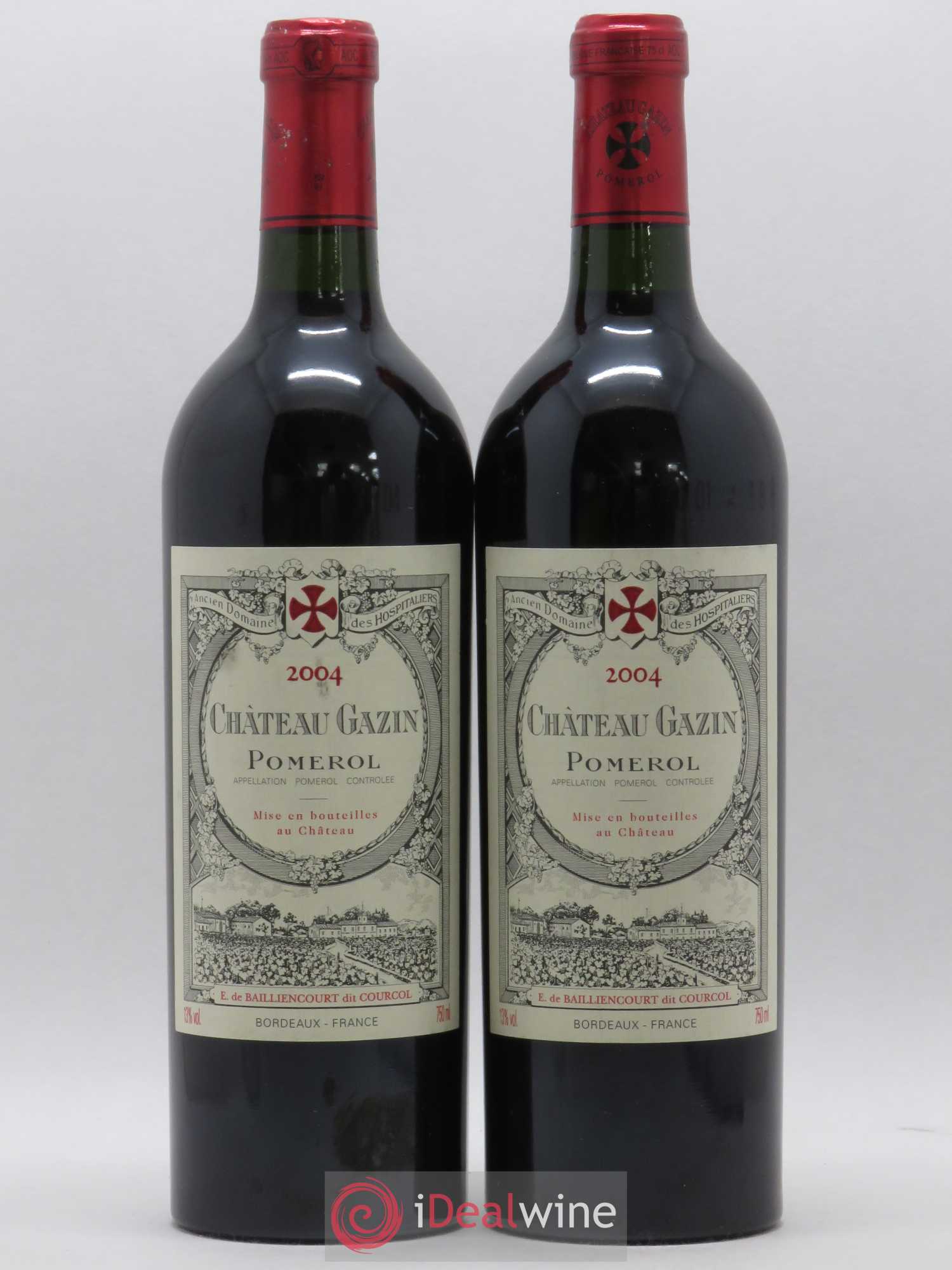Château Gazin 2004 - Lot de 2 bouteilles - 0