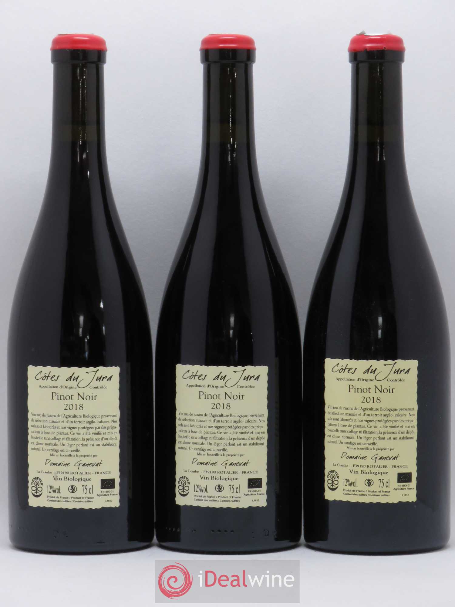 Côtes du Jura Cuvée Julien Jean-François Ganevat (Domaine) 2018 - Lot de 3 bouteilles - 1