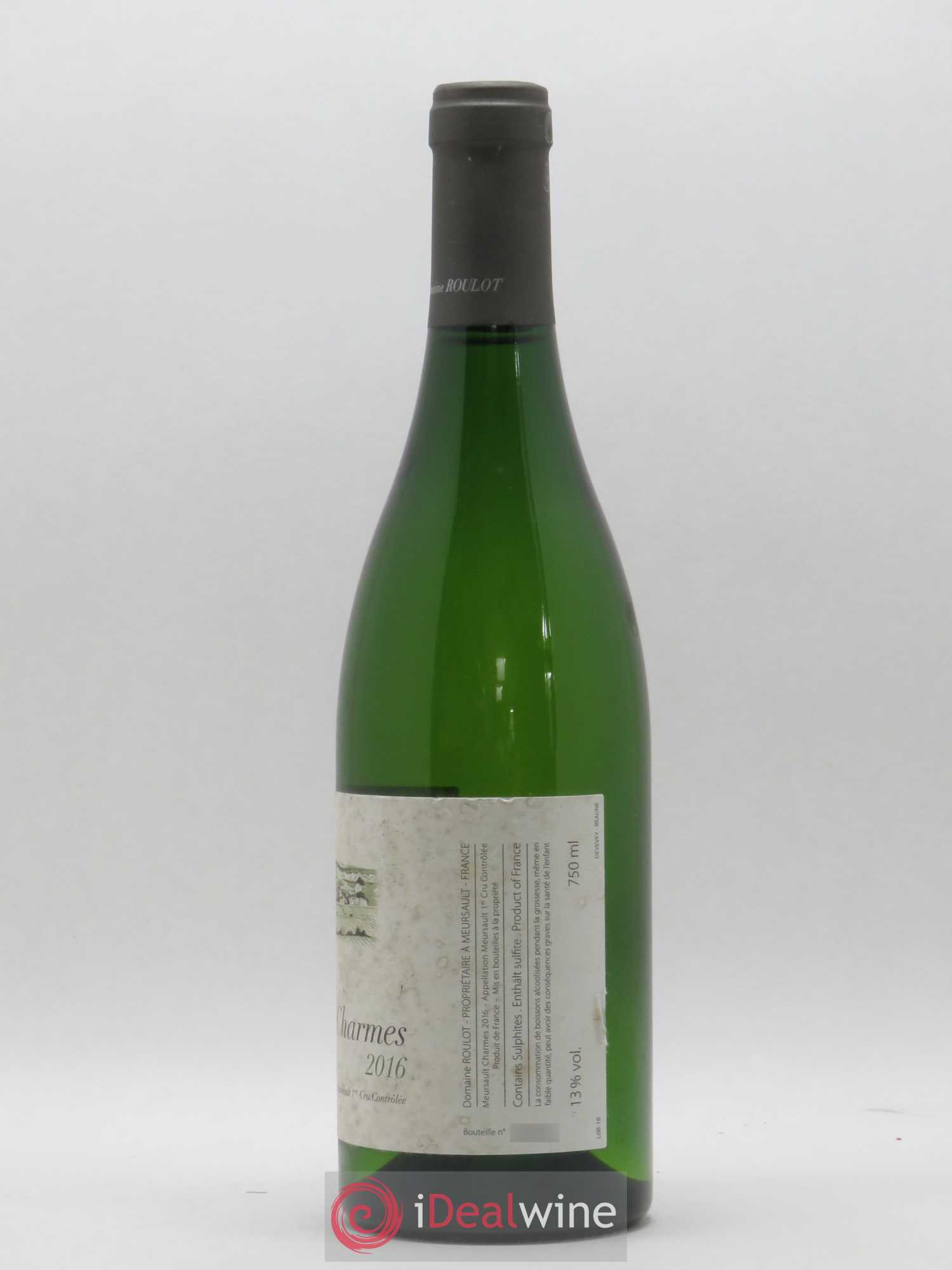 Meursault 1er Cru Charmes Roulot (Domaine) 2016 - Lot de 1 bouteille - 1