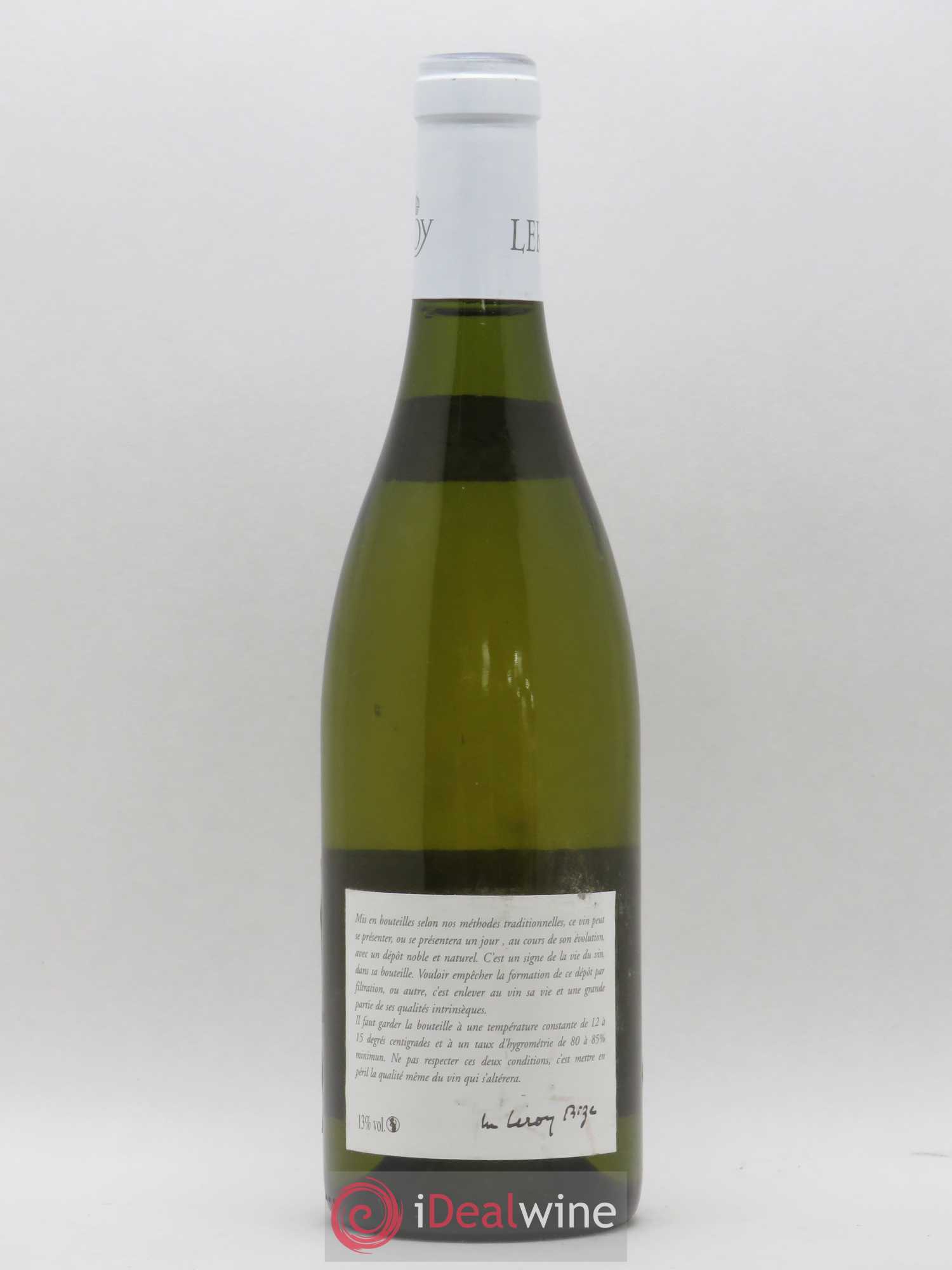 Chassagne-Montrachet 1er Cru Morgeot Leroy SA 2012 - Lot de 1 bouteille - 1