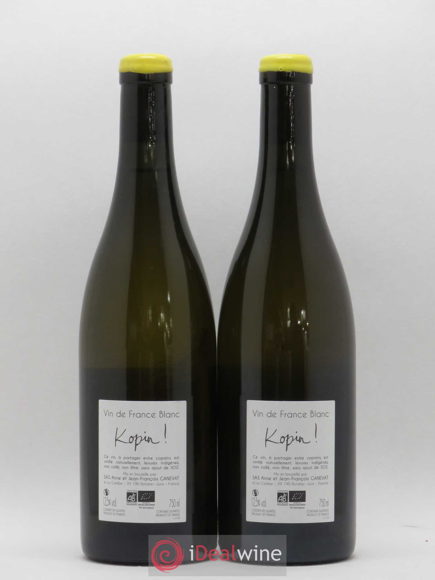 Vin de France Kopin Anne et Jean François Ganevat 2017 - Lot de 2 bouteilles - 1