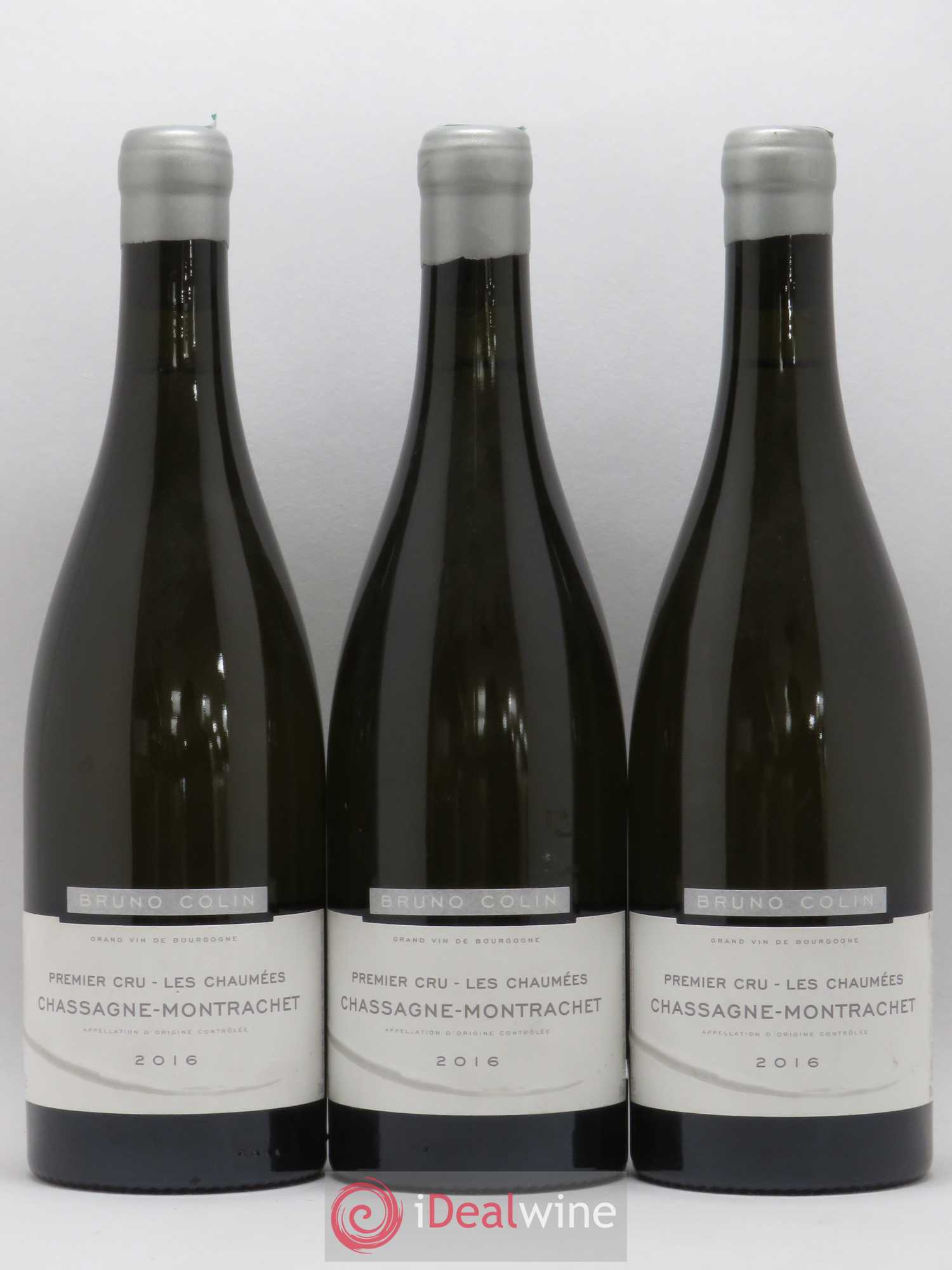 Chassagne-Montrachet 1er Cru Les Chaumées Bruno Colin 2016 - Posten von 3 Flaschen - 0