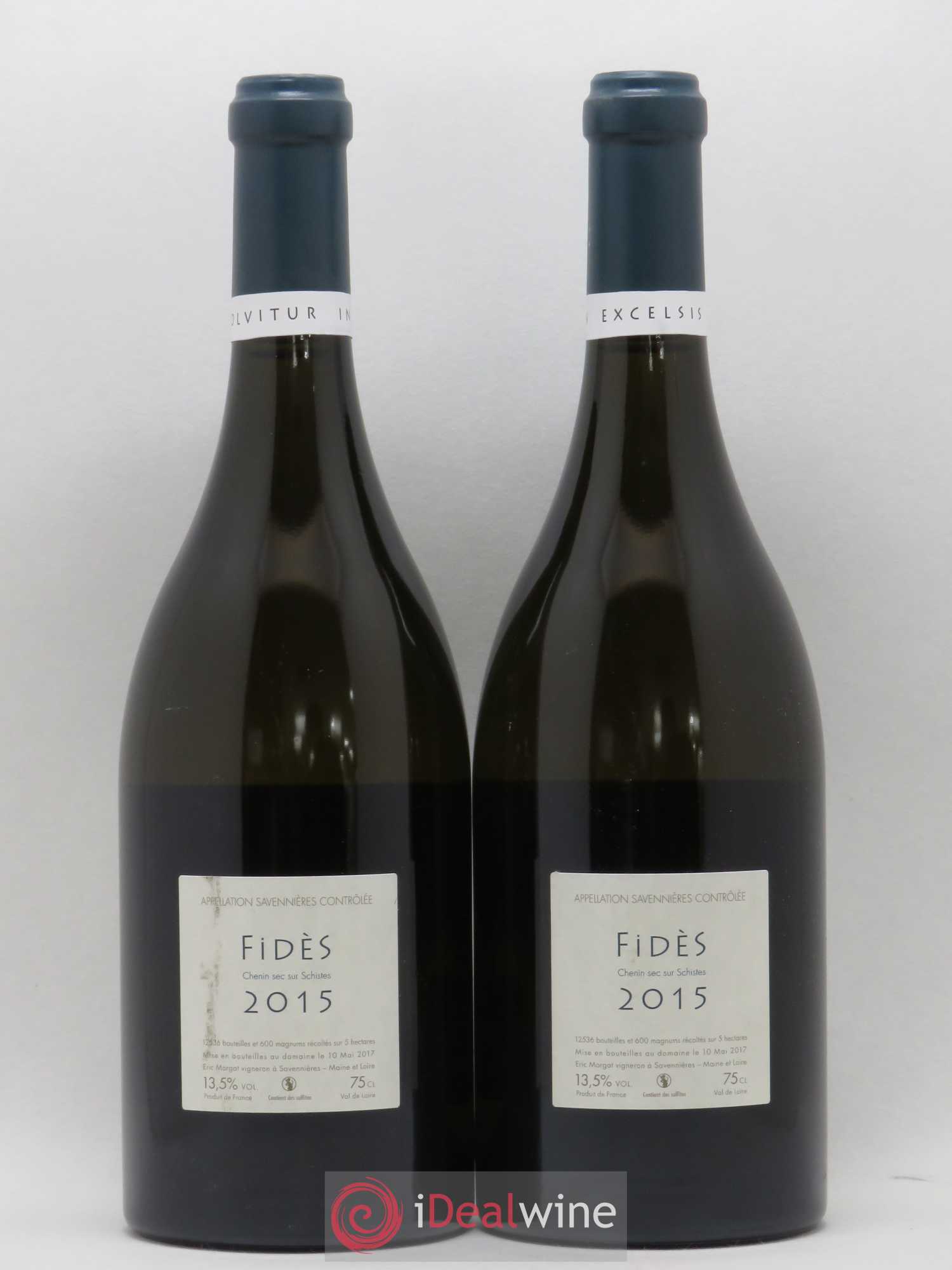 Savennières Fidès Eric Morgat 2015 - Lot de 2 bouteilles - 1