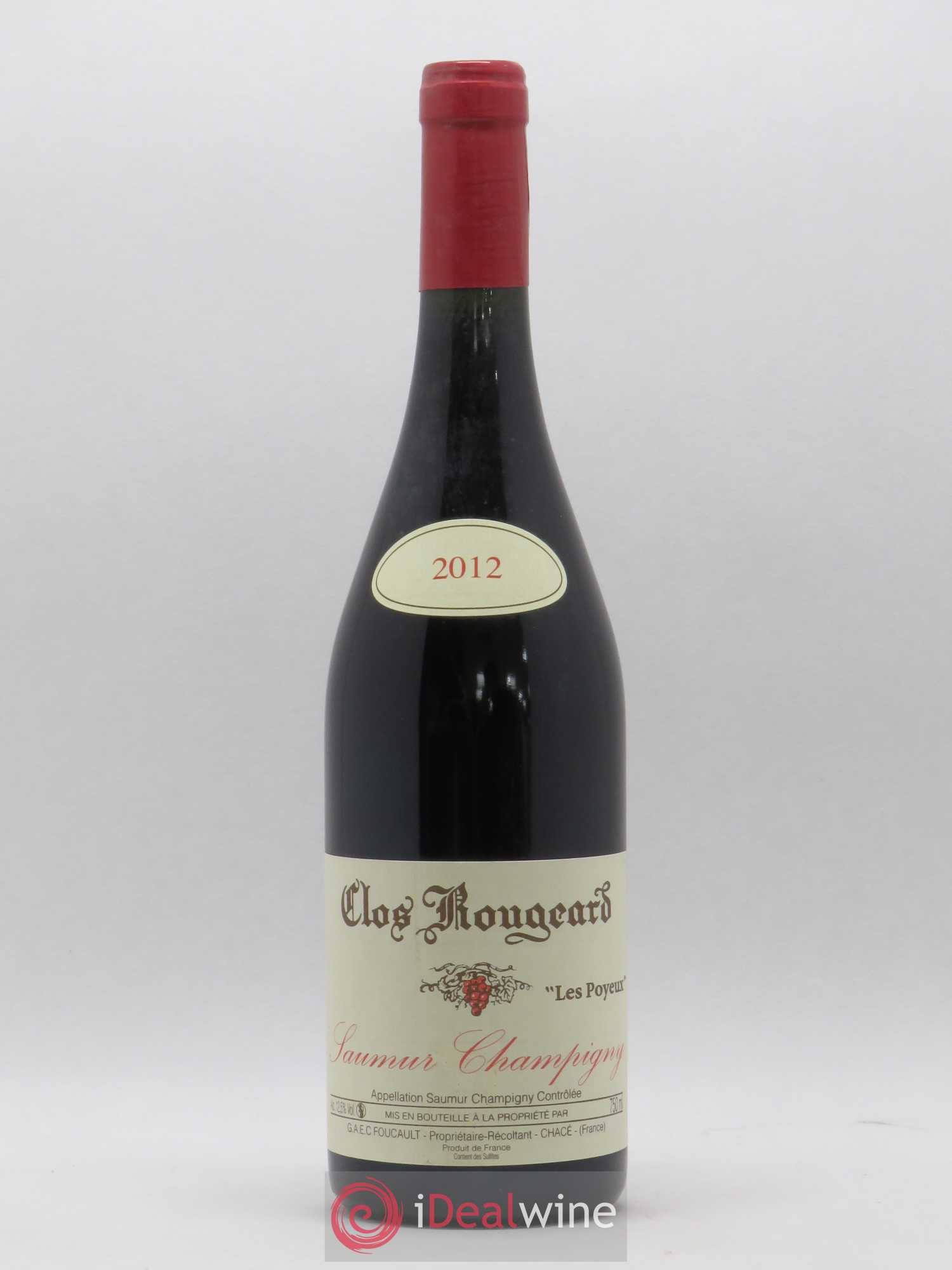 Saumur-Champigny Les Poyeux Clos Rougeard 2012 - Lot de 1 bouteille - 0