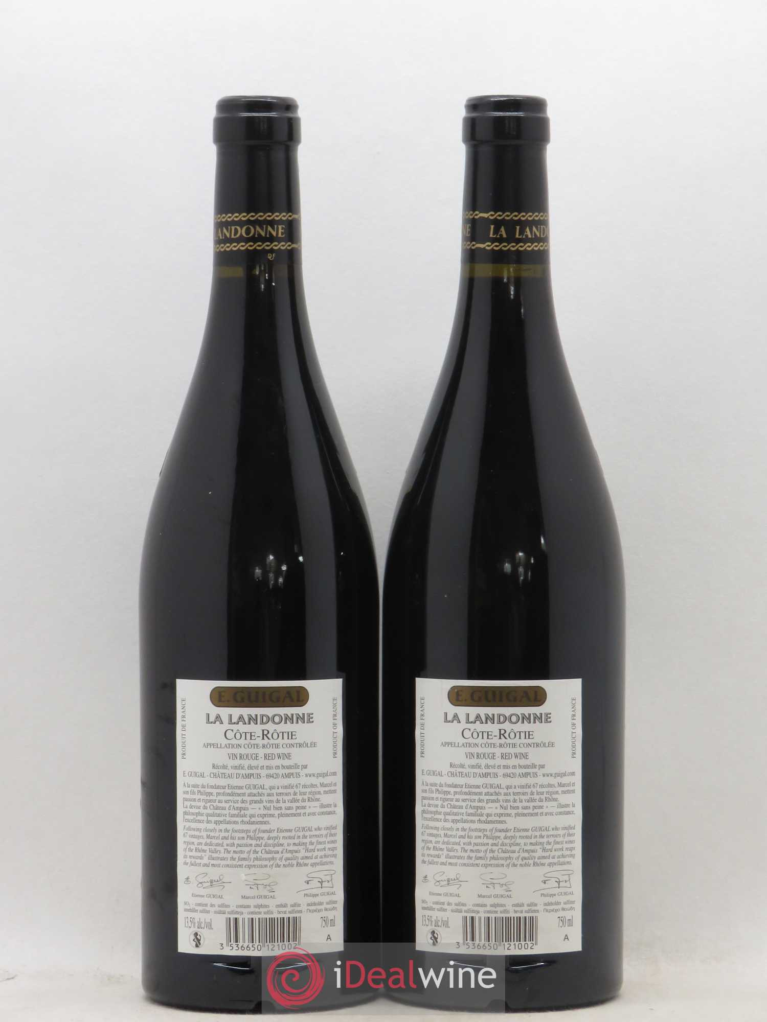 Côte-Rôtie La Landonne Guigal 2012 - Lot de 2 bouteilles - 1