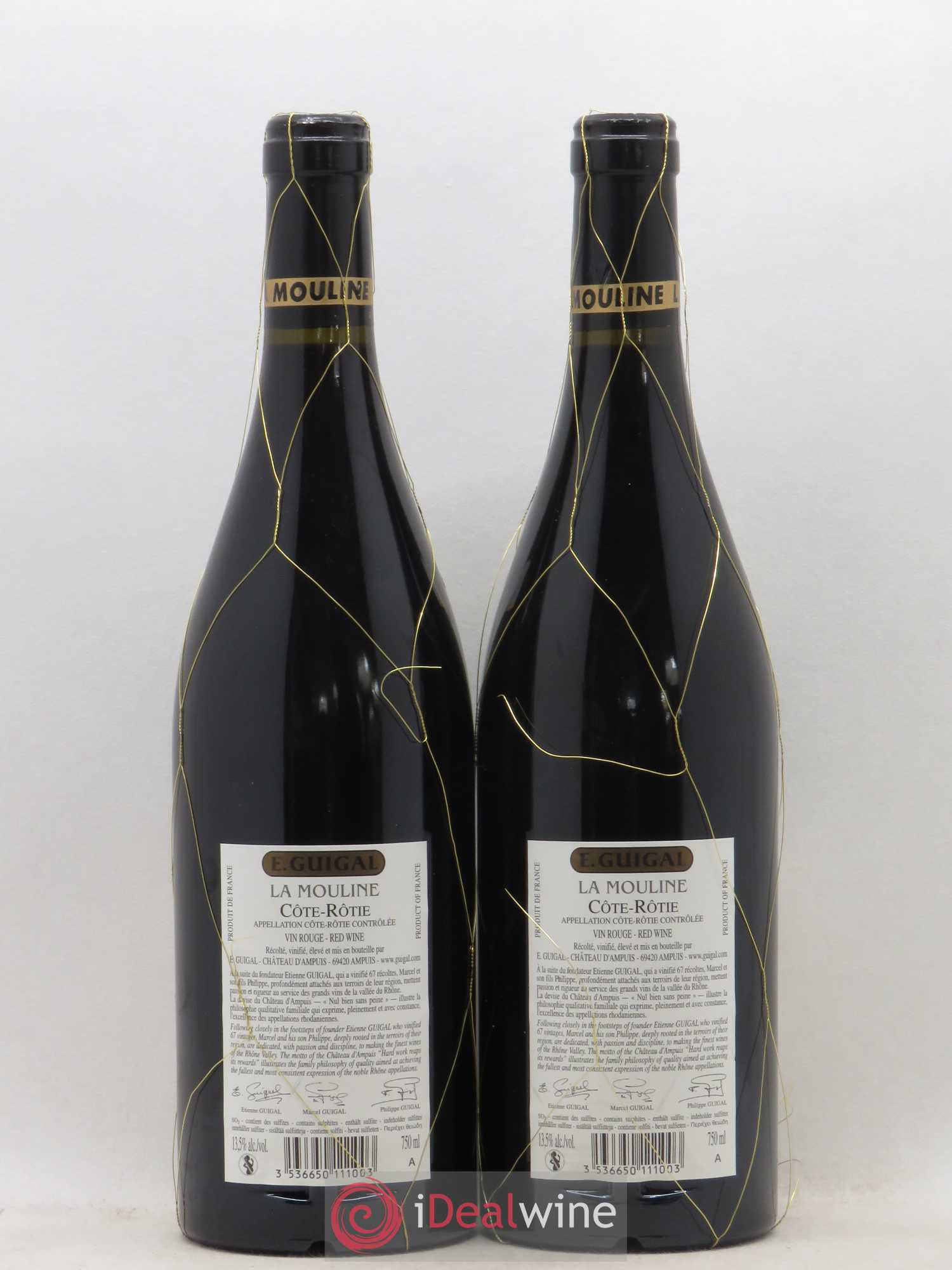 Côte-Rôtie La Mouline Guigal 2012 - Lot de 2 bouteilles - 1
