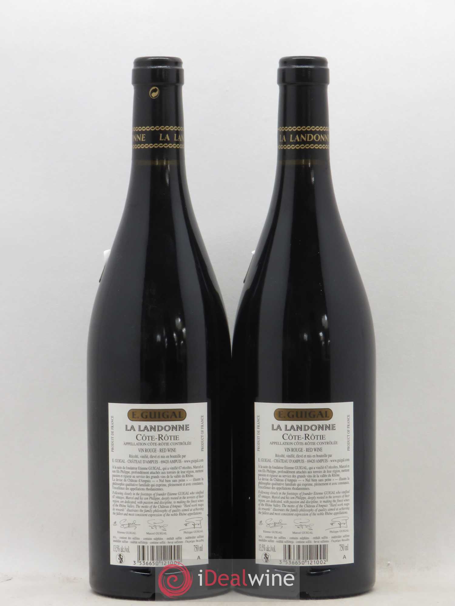 Côte-Rôtie La Landonne Guigal 2013 - Lot de 2 bouteilles - 1