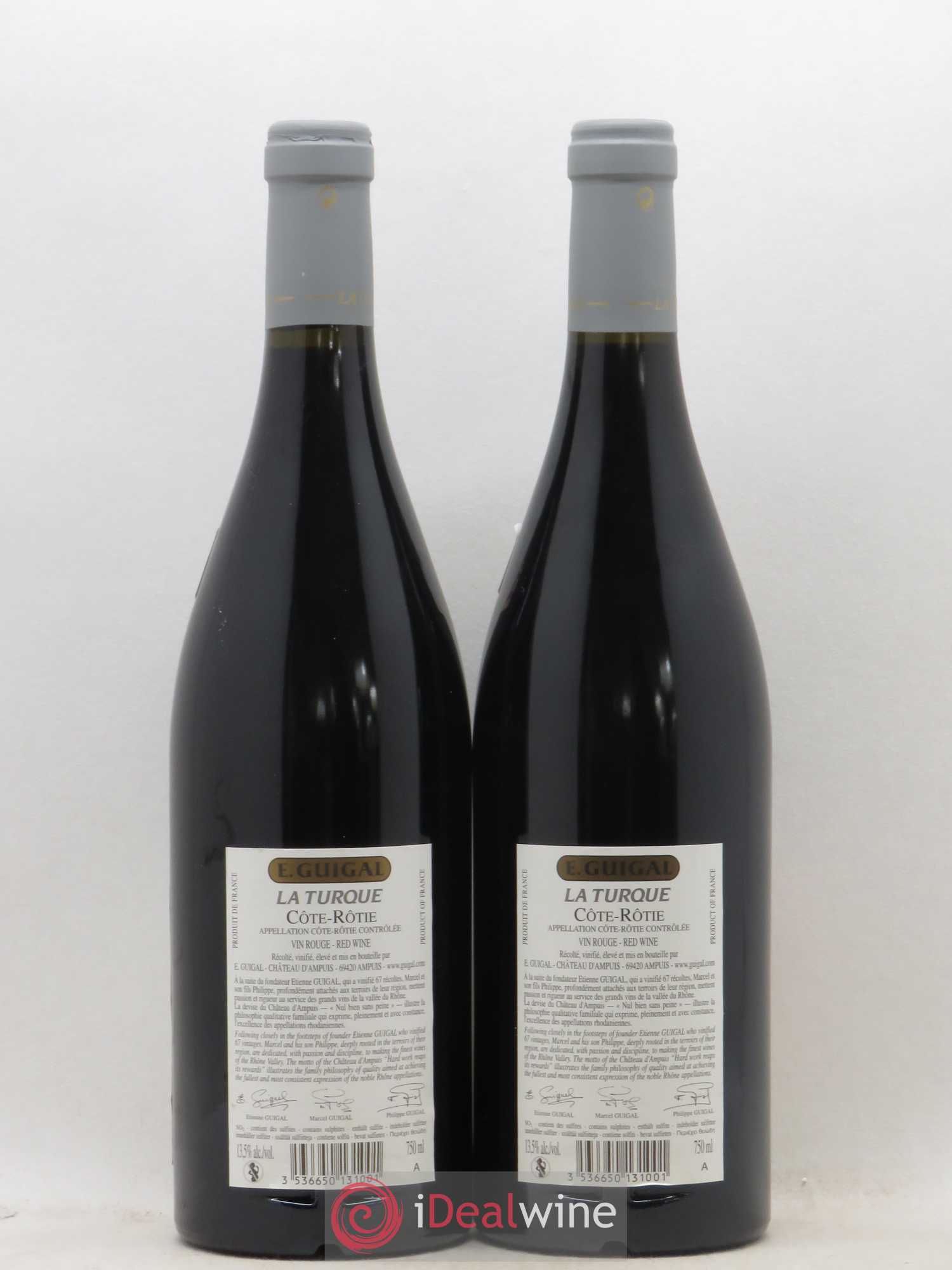 Côte-Rôtie La Turque Guigal 2013 - Lot de 2 bouteilles - 1
