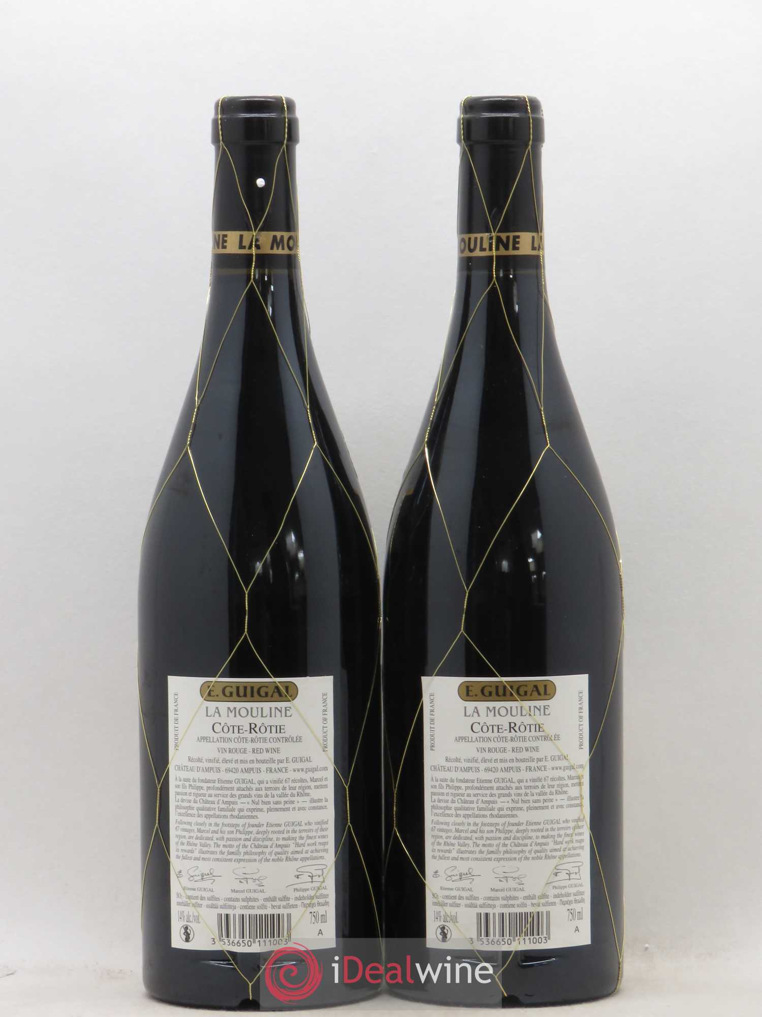 Côte-Rôtie La Mouline Guigal 2015 - Lot de 2 bouteilles - 1