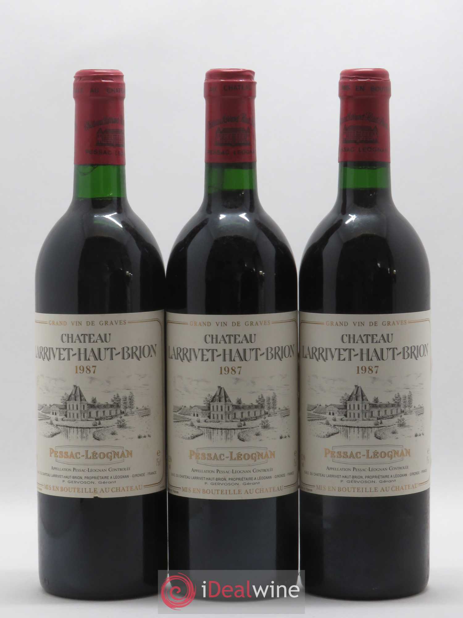 Château Larrivet Haut-Brion 1987 - Lot de 12 bouteilles - 2