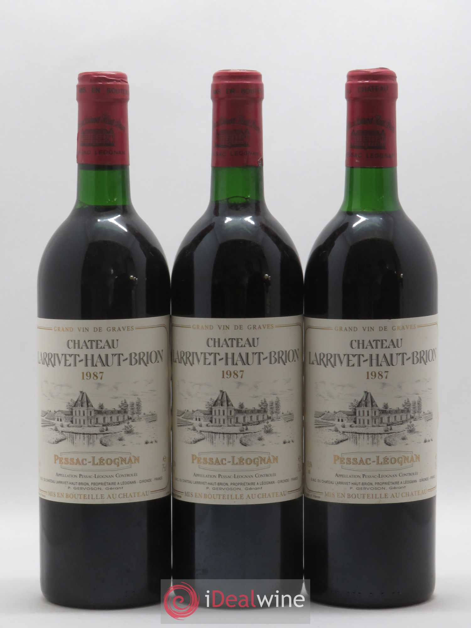 Château Larrivet Haut-Brion 1987 - Lot de 12 bouteilles - 3