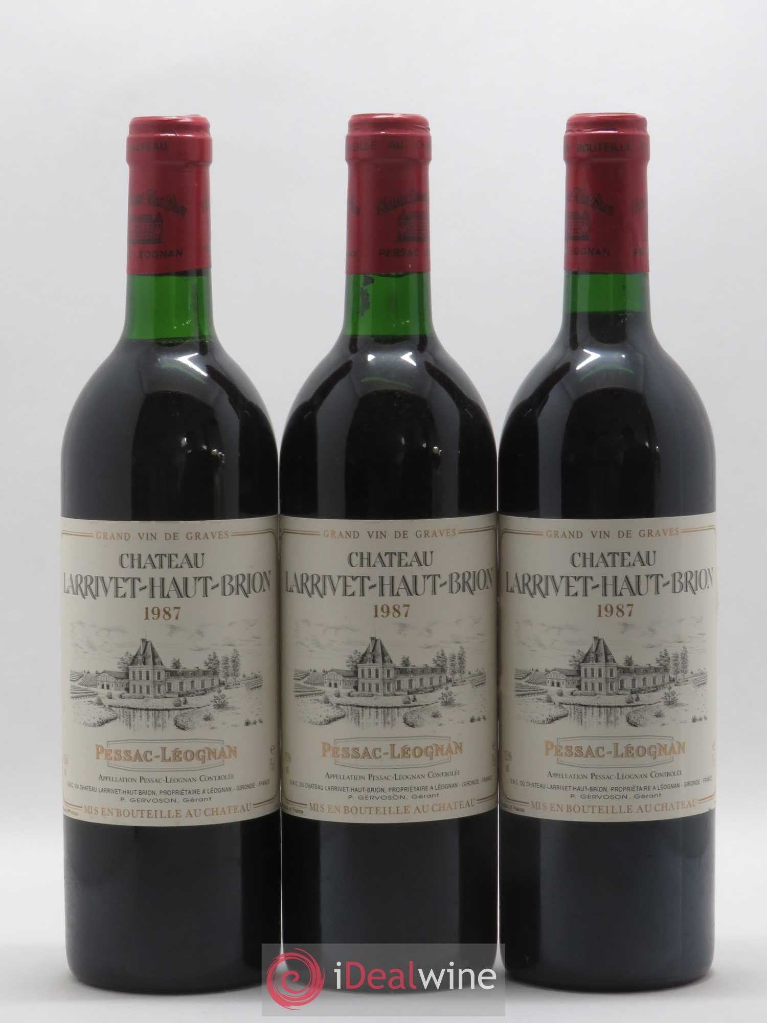 Château Larrivet Haut-Brion 1987 - Lot de 12 bouteilles - 4