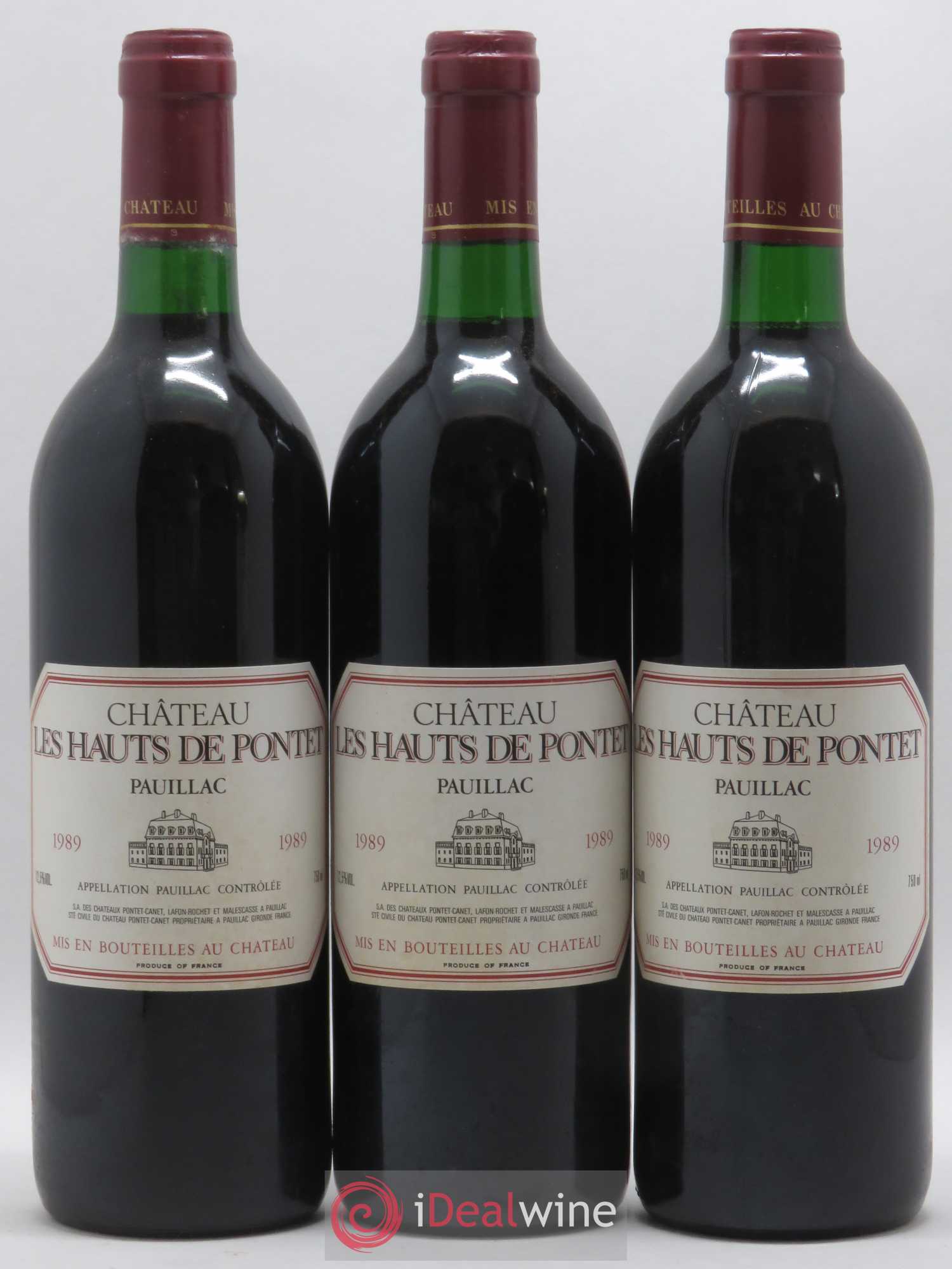 Les Hauts de Pontet-Canet Second Vin 1989 - Lot de 6 bouteilles - 1